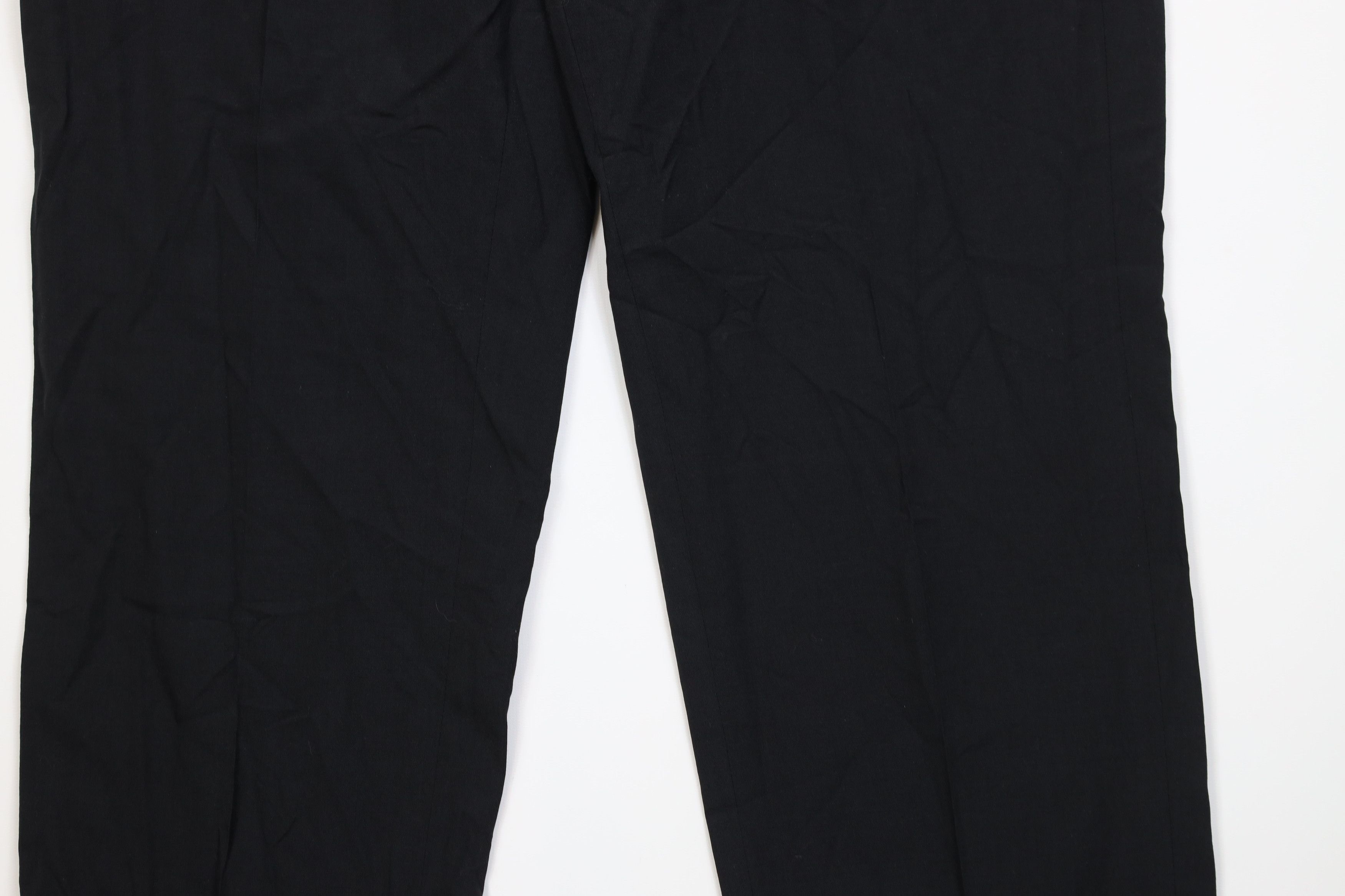 Vintage Vintage 50s Streetwear Gabardine Knit Chino Pants Black USA Size US 34 / EU 50 - 3 Thumbnail