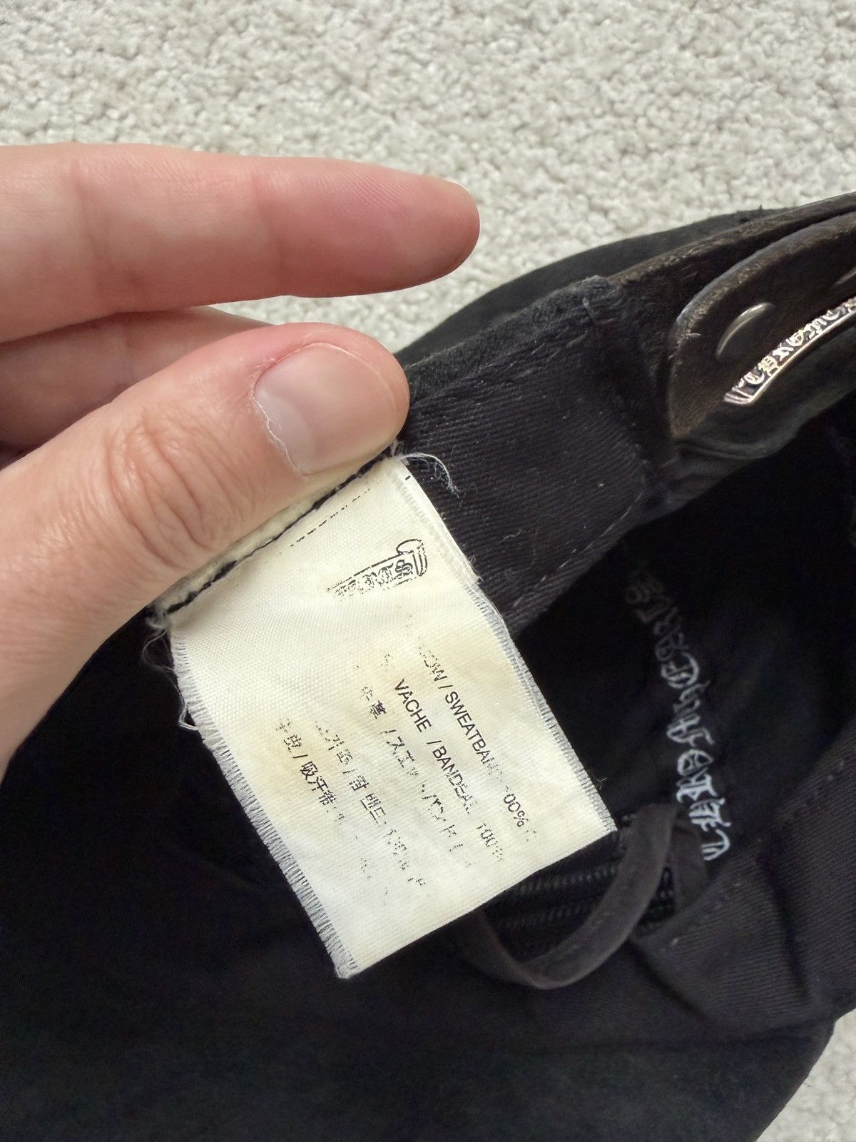 Chrome Hearts CH SUEDE CAP Size ONE SIZE - 10 Thumbnail