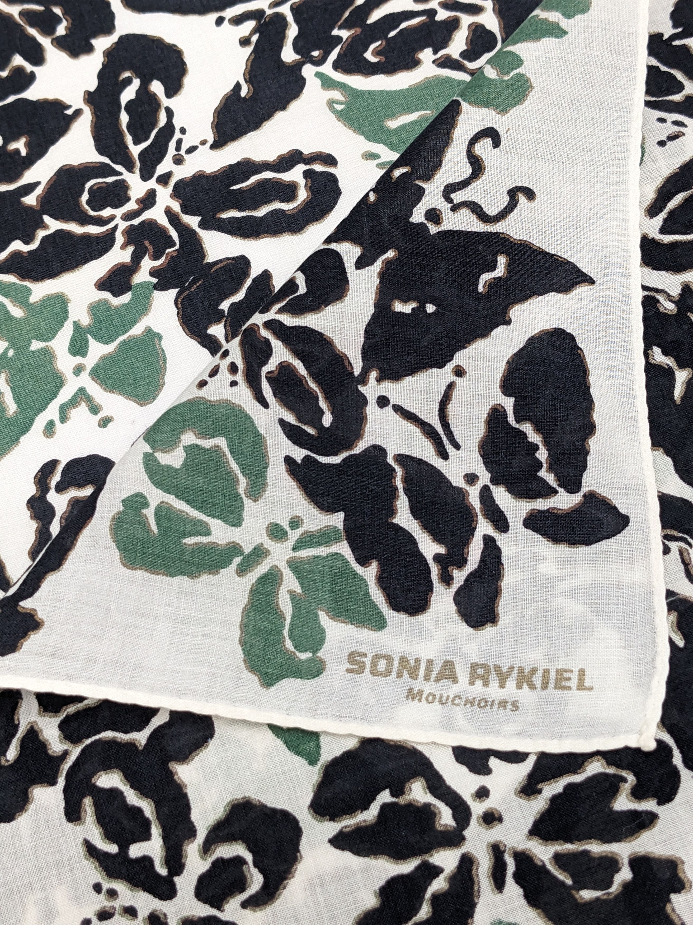Sonia Rykiel VINTAGE SONIA RYKIEL MOUCHOIRS BUTTERFLY HANDKERCHIEF Size ONE SIZE - 2 Thumbnail