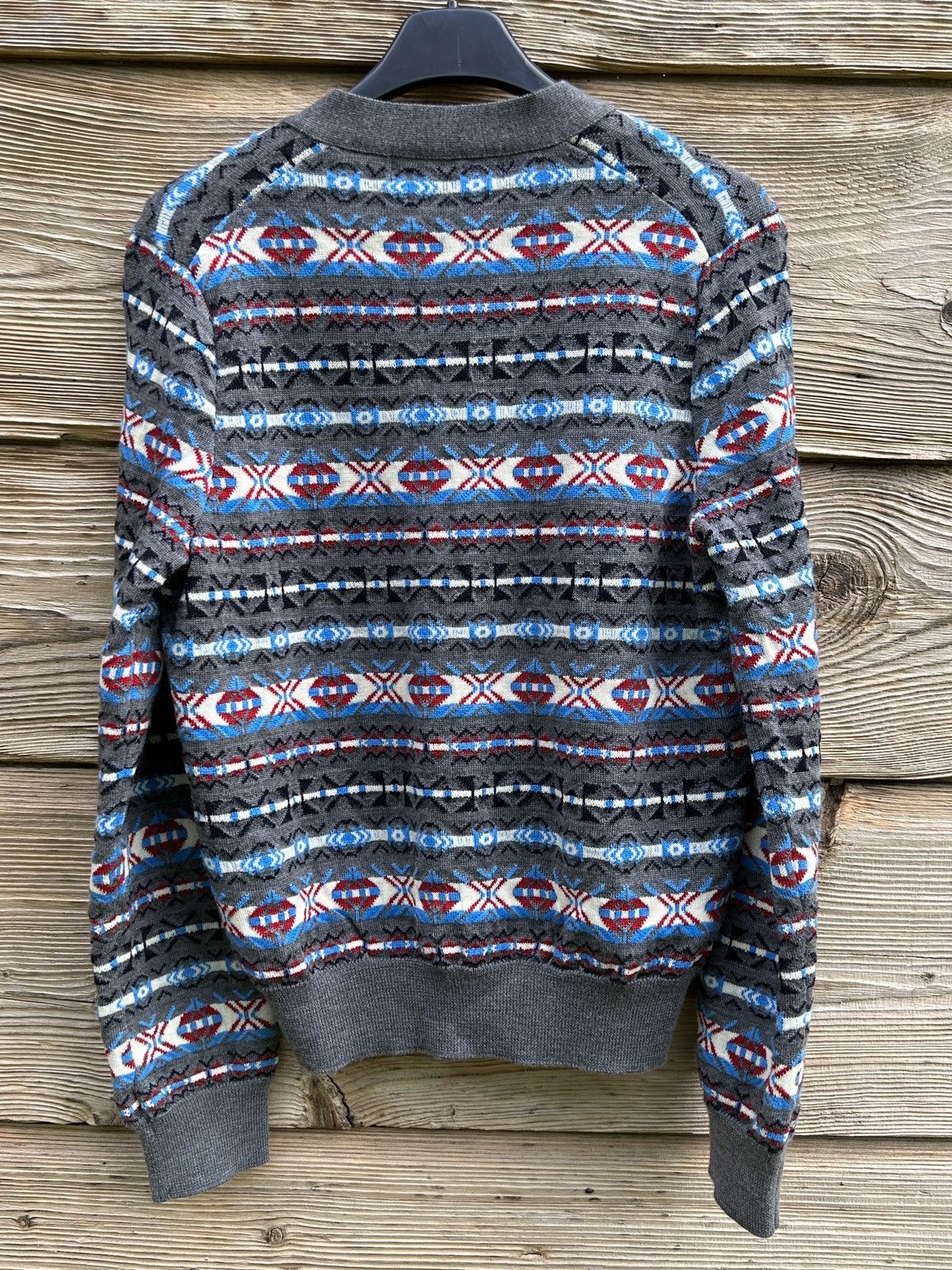 Comme des Garcons Comme Des Garcons Shirt Aztec Ornament Wool Cardigan Size S / US 4 / IT 40 - 5 Thumbnail