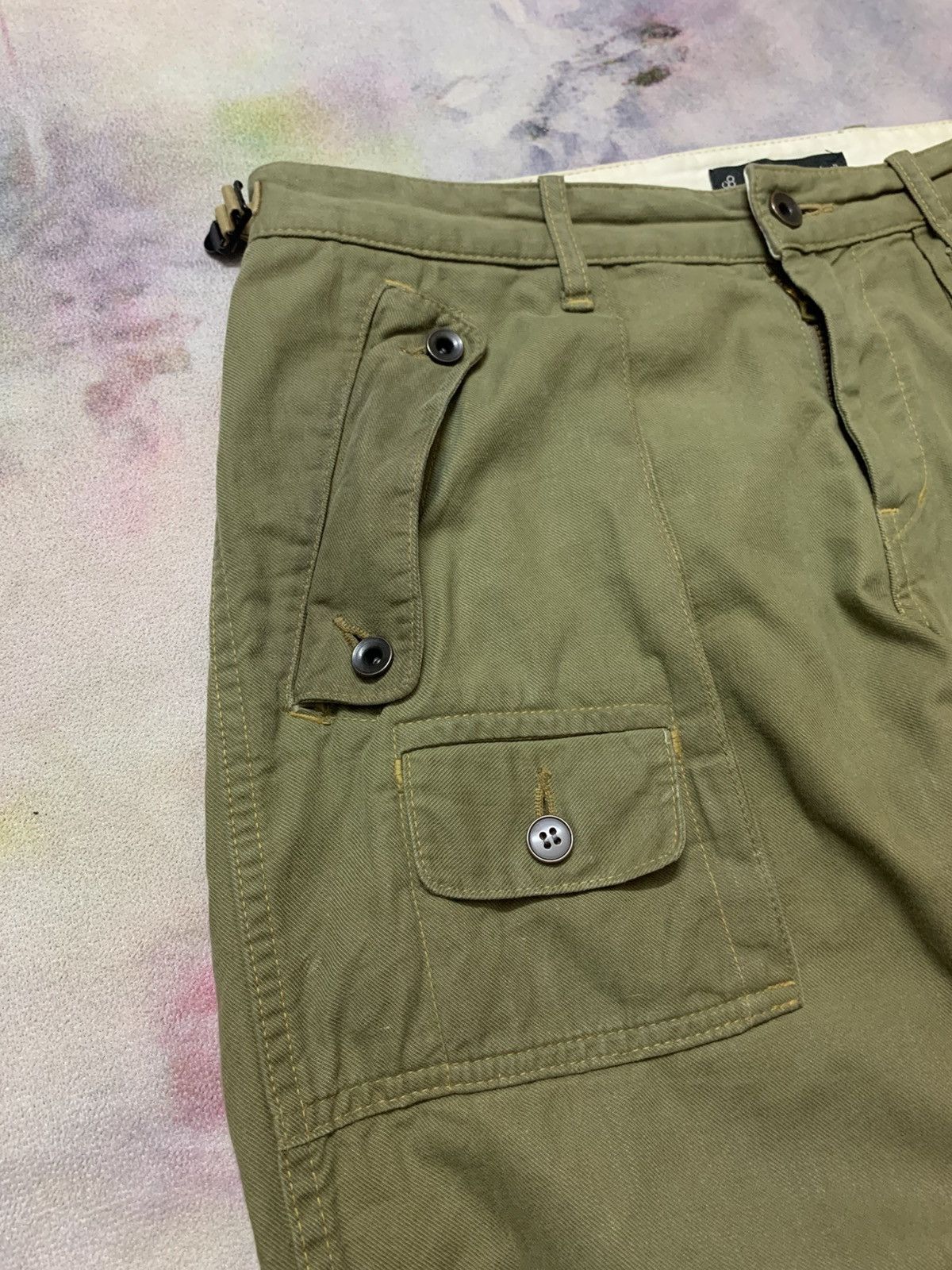 Johnbull Johnbull Kojima Army Fatigue Straight Pants Size US 32 / EU 48 - 9 Thumbnail