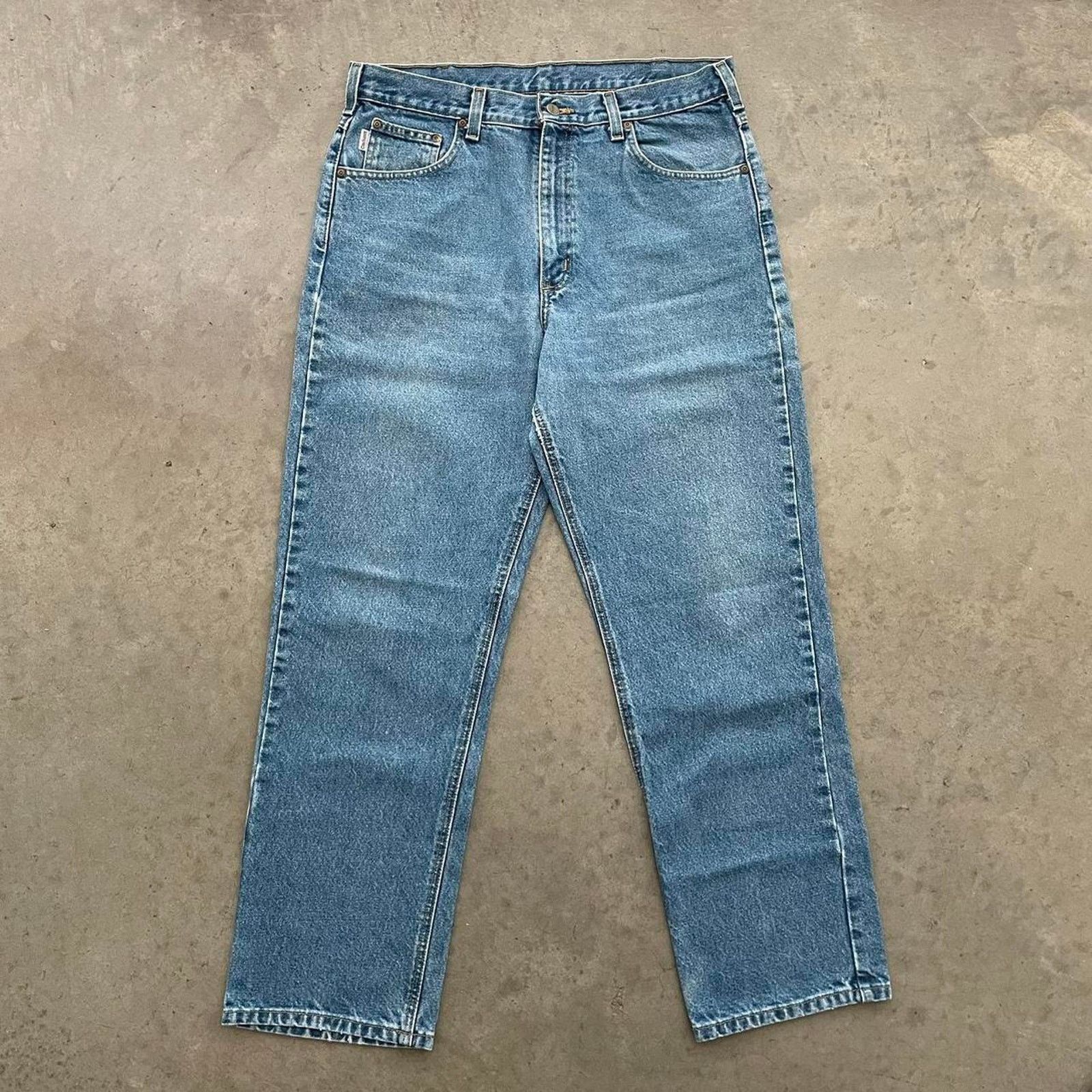 Carhartt Vintage Carhartt Medium Washed Denim Jeans Size US 36 / EU 52 - 1 Thumbnail