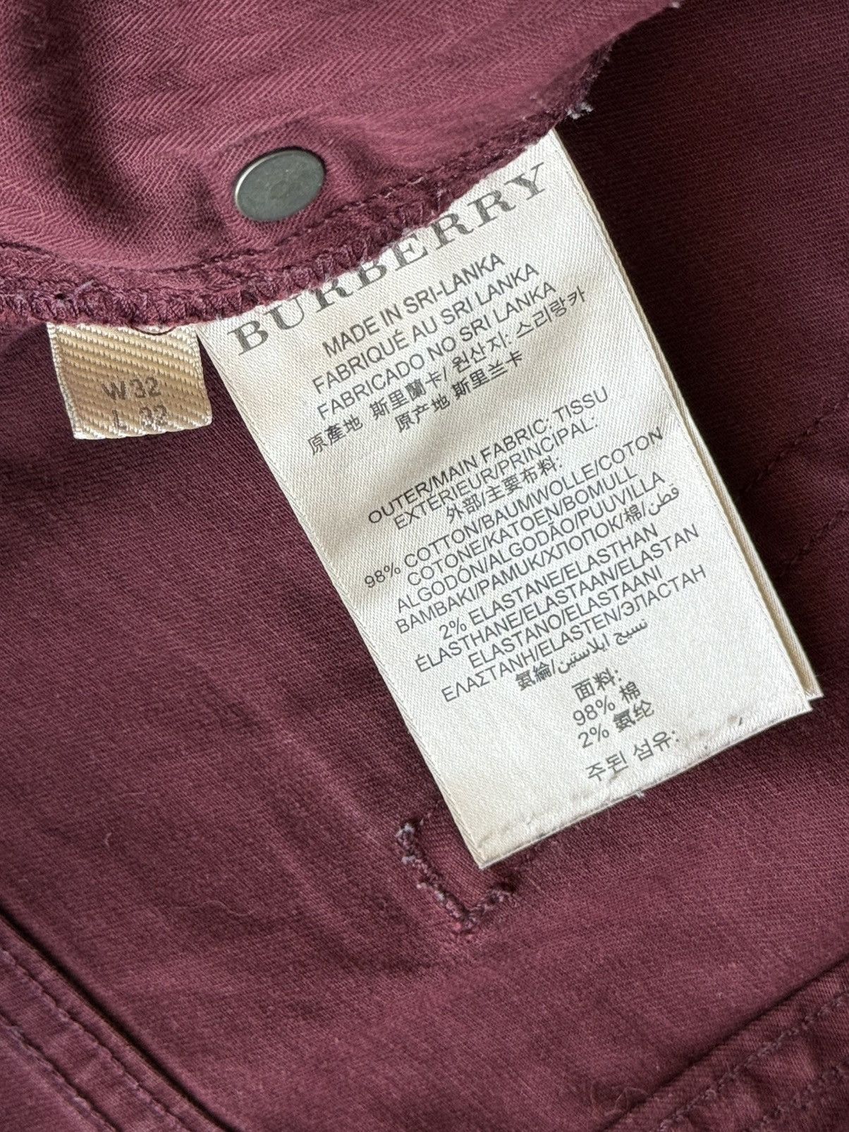 Burberry Burberry brit straight fit trousers pants Size US 32 / EU 48 - 7 Thumbnail