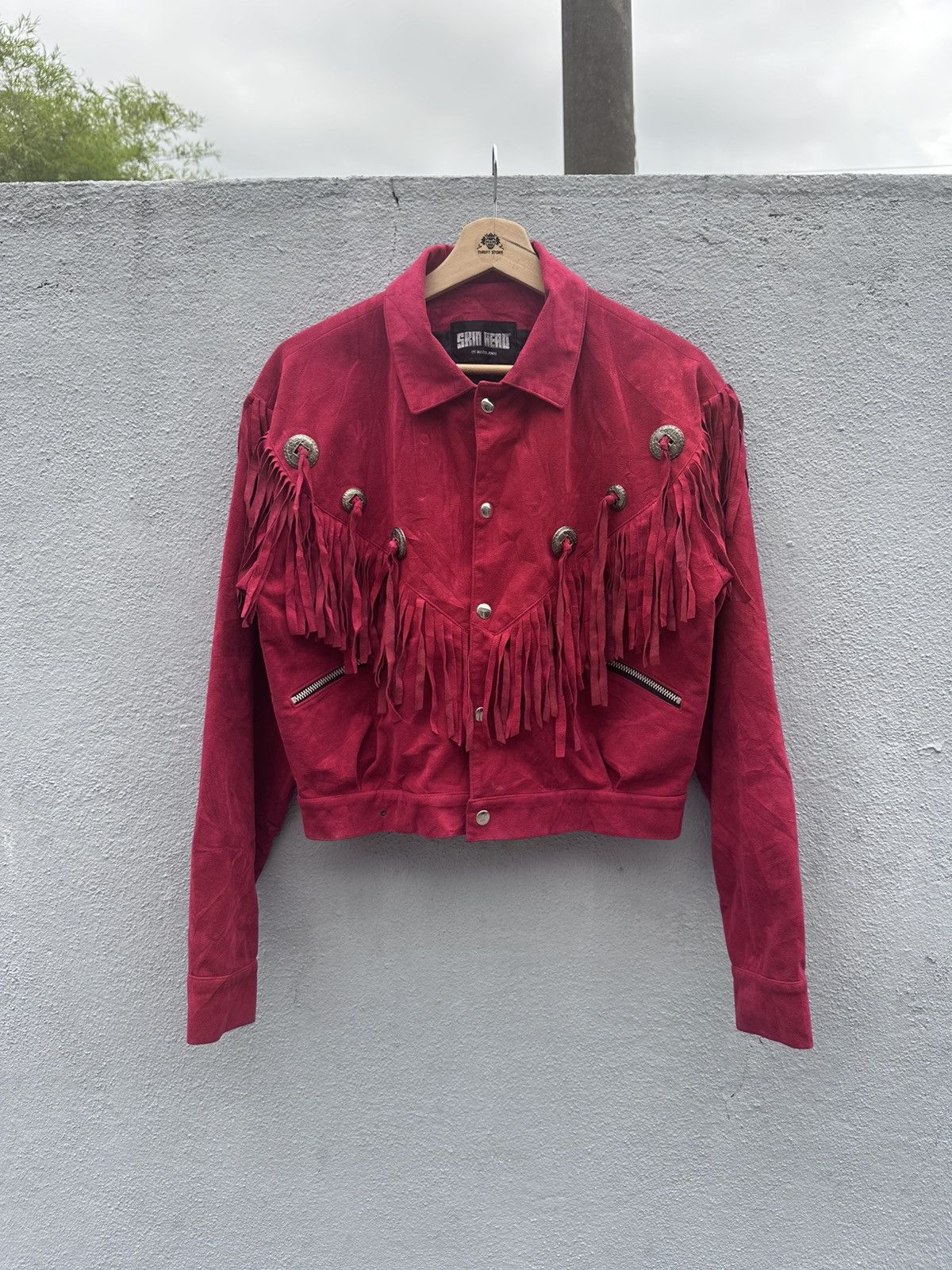 If Six Was Nine Skin Head Of Harajuku Crop Western Jacket Size US S / EU 44-46 / 1 - 1 Thumbnail