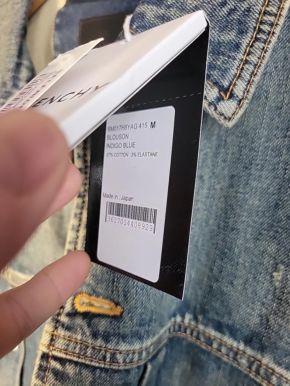 Givenchy Givenchy Distressed Blouson Made In Japan Denim M Rrp £1700 Size US M / EU 48-50 / 2 - 8 Thumbnail