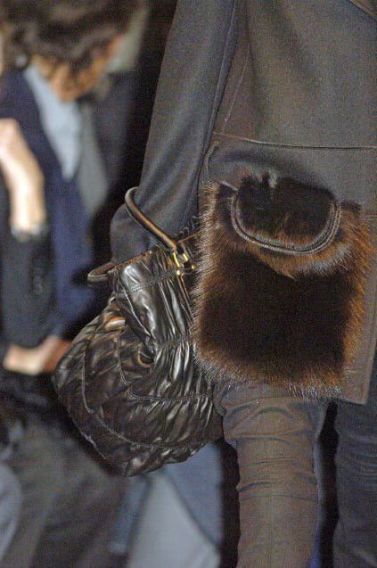 Prada FW2006 Prada Runway Fur Raccon Pocket / Wool Coat Women Size S / US 4 / IT 40 - 2 Thumbnail