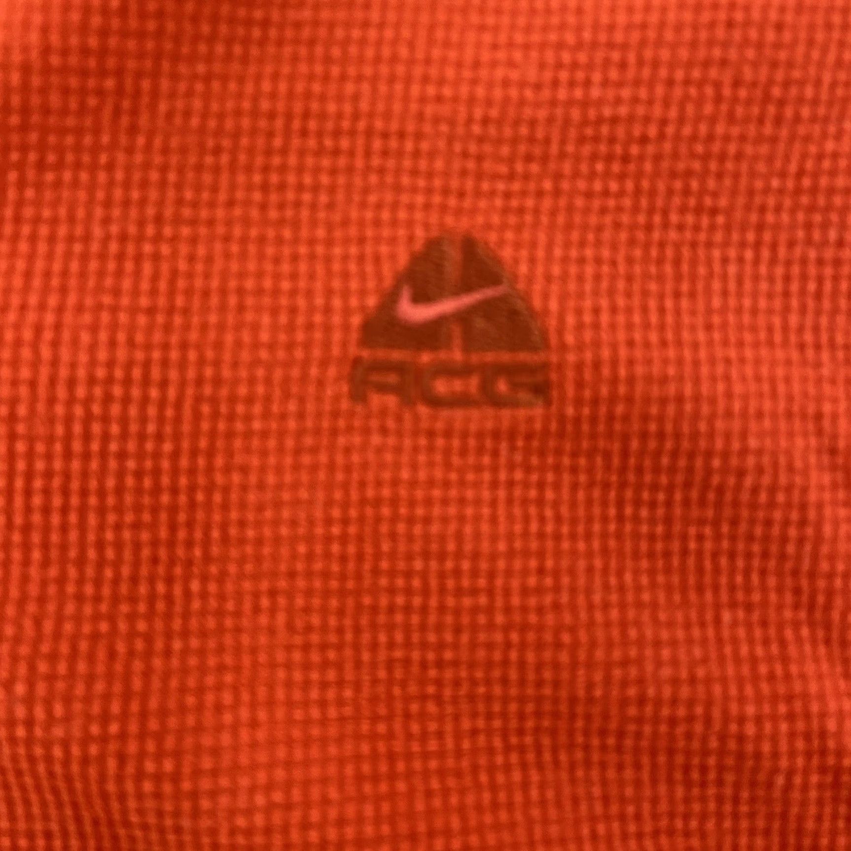 Nike VINTAGE Nike ACG Sweater Adult XL Orange Long Sleeve 1/4 Zip Pullover Mens XL Size US XL / EU 56 / 4 - 5 Thumbnail