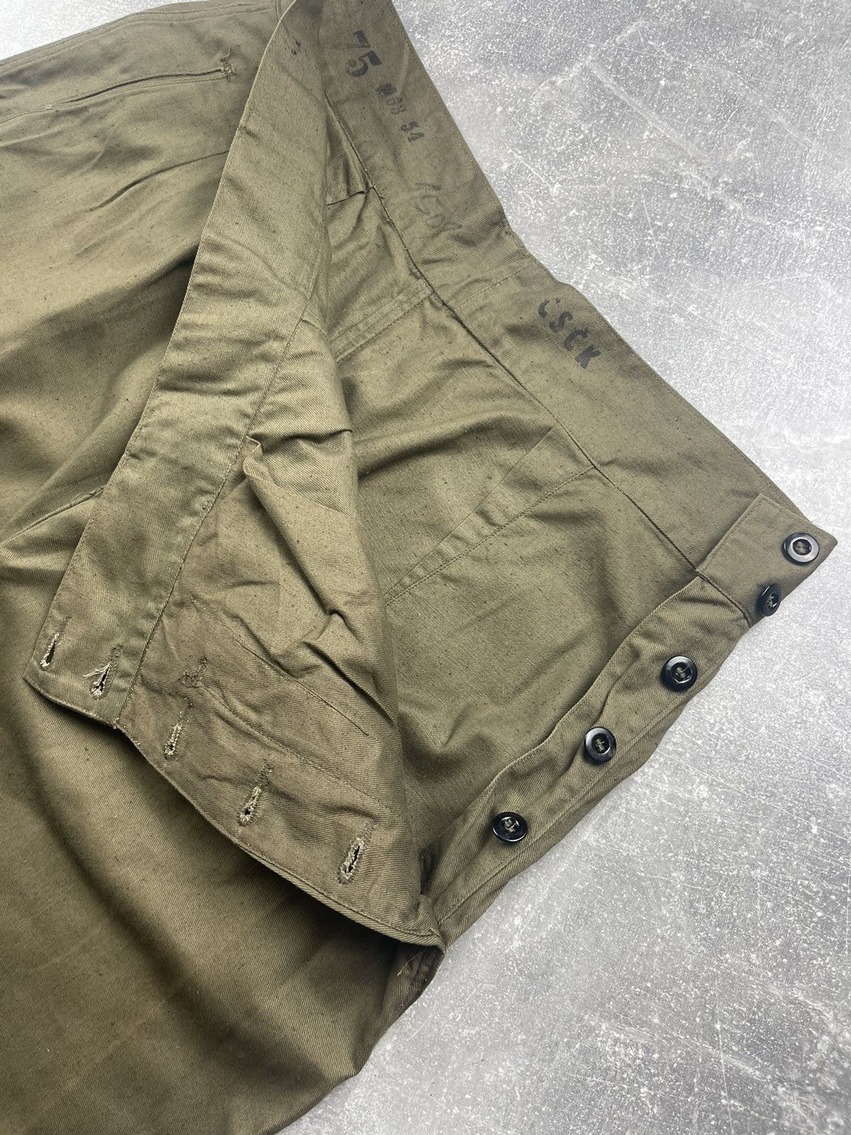 Other Vintage USSR Field Pants M39 Infantry Military Uniform Green Size US 36 / EU 52 - 4 Thumbnail