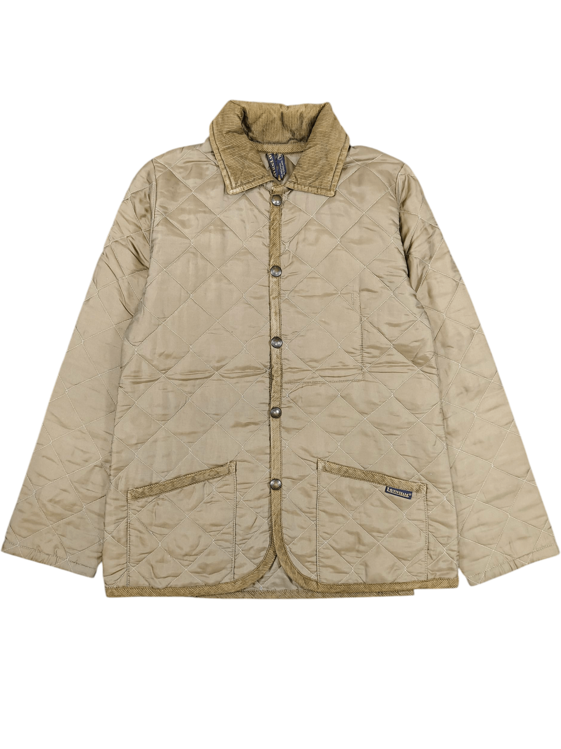 Lavenham 90s Lavenham🇬🇧 Heritage Corduroy Collar Quilted Jacket Size US S / EU 44-46 / 1 - 1 Thumbnail