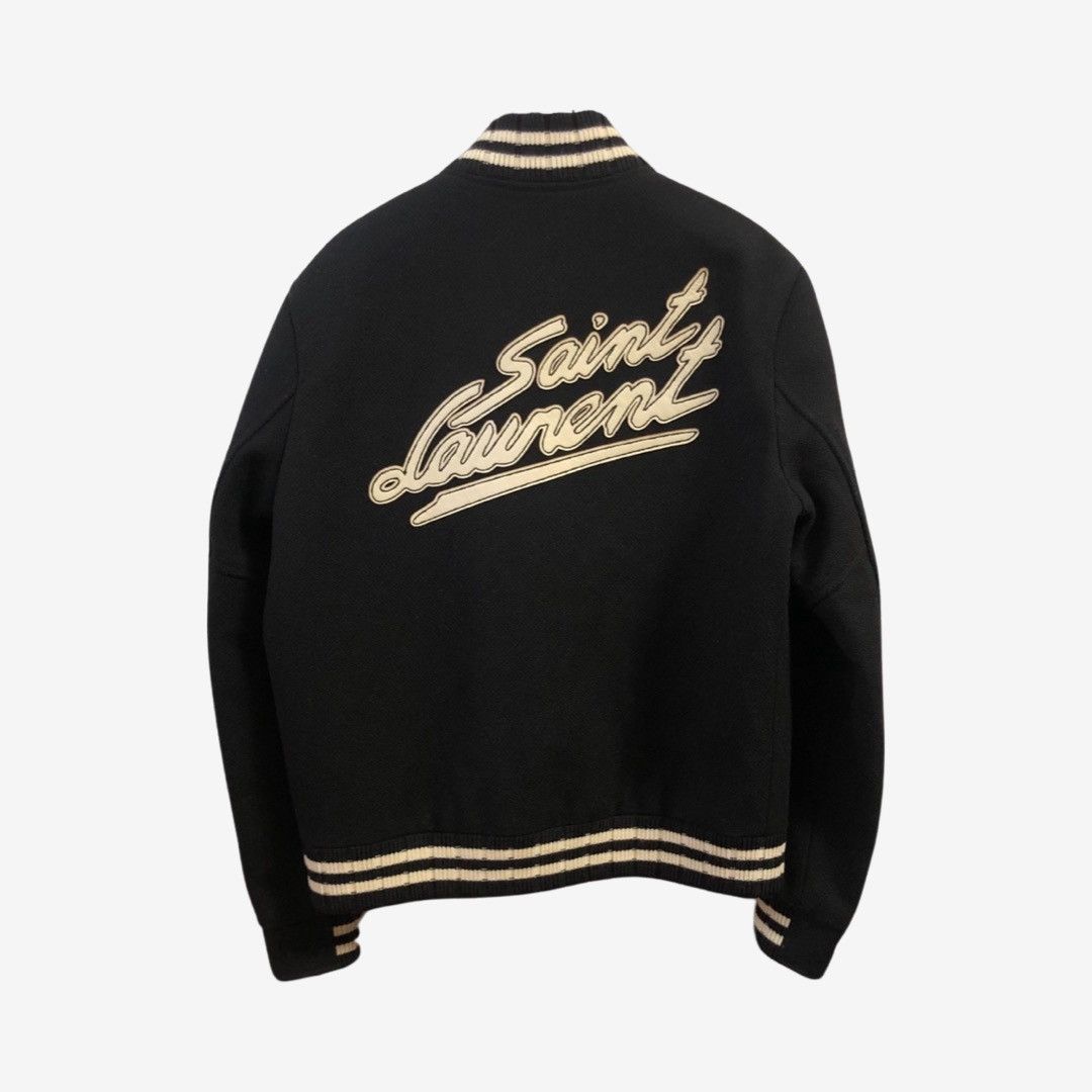 Saint Laurent Paris Saint Laurent Paris Logo Teddy Black Sz. 52 Size US L / EU 52-54 / 3 - 4 Thumbnail