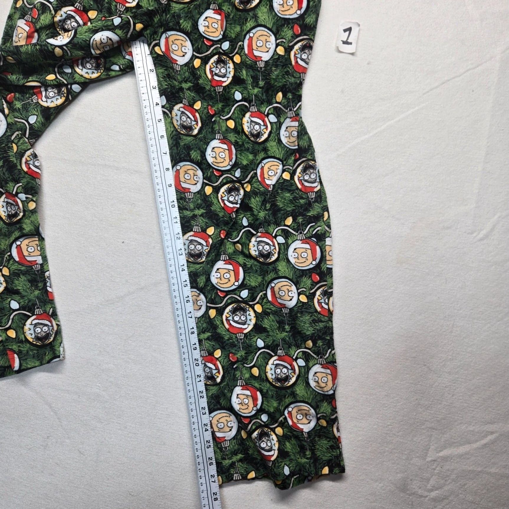 Vintage Rick & Morty Adult Unisex Sleep Pants Black Pockets Size Small Size US 29 - 6 Thumbnail
