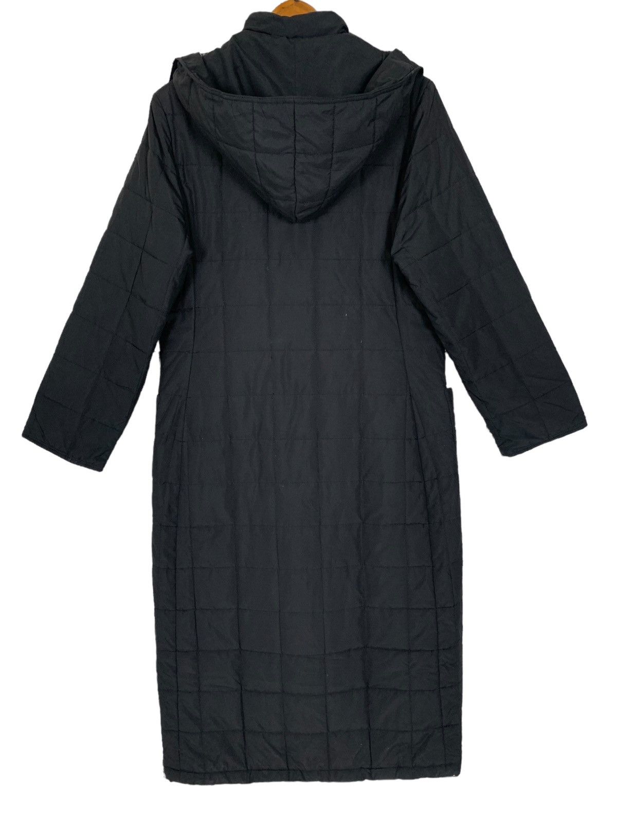 Aquascutum Aquascutum Quilted Designer Long Coat Colour Black Size S Size S / US 4 / IT 40 - 8 Thumbnail