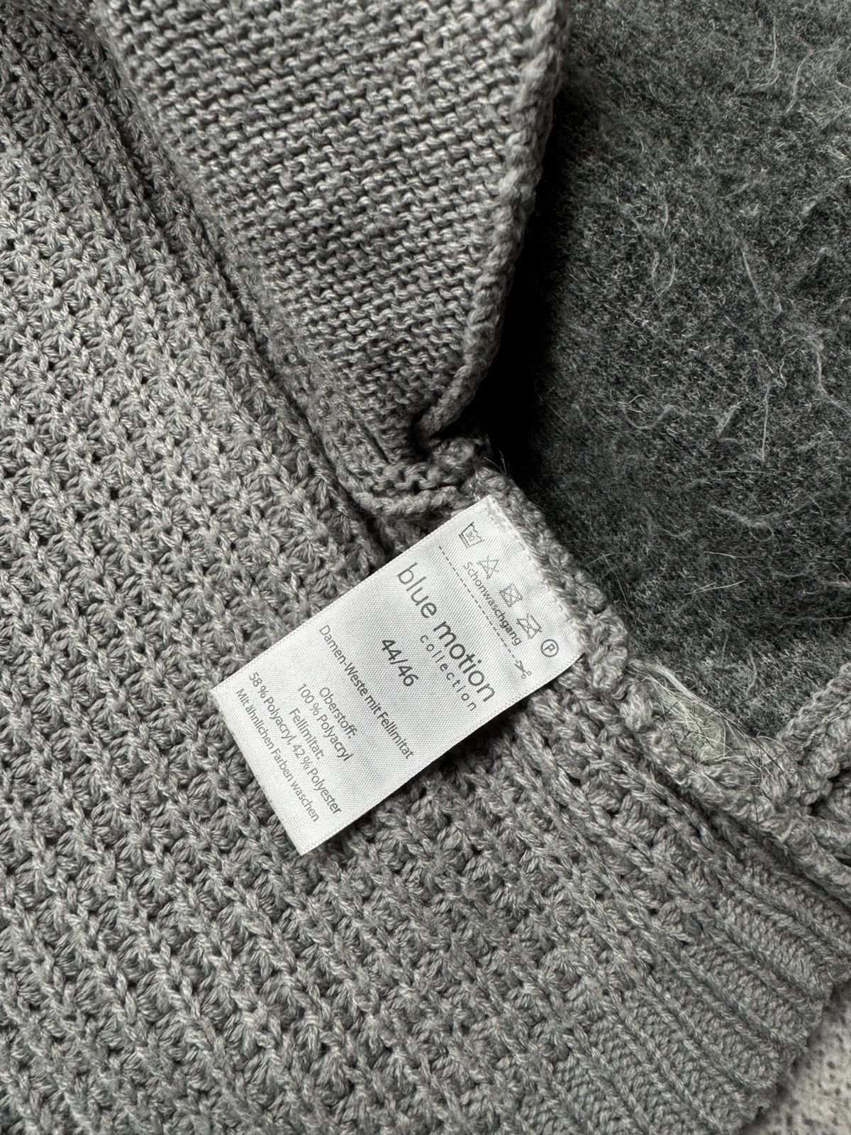 Japanese Brand AVANT GARDE Knitted Fur vest IfSixWasNine LGB Japan style Size ONE SIZE - 6 Thumbnail