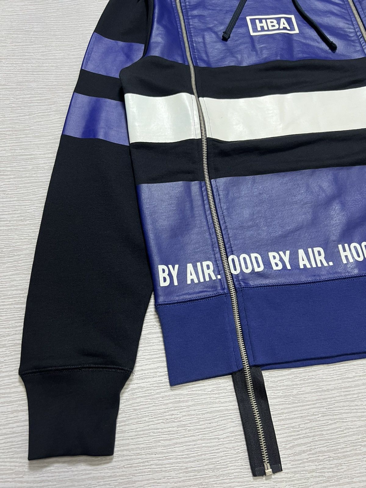 Hood By Air Hood by Air - Color Block Pattern Crewneck Double Zip Hoodie Size US XS / EU 42 / 0 - 8 Thumbnail