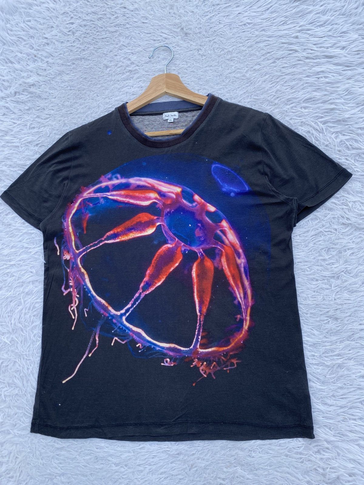 Paul Smith Rare Vintage 2009 Paul Smith Jelly Fish Design Tshirt Size US M / EU 48-50 / 2 - 3 Thumbnail