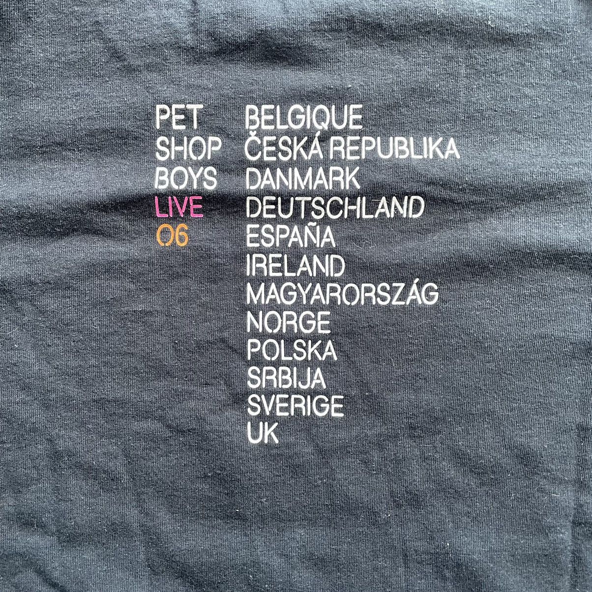 Band Tees × Rap Tees Vintage Pat Shop Boys Live 2006 World Tour Size US L / EU 52-54 / 3 - 2 Thumbnail