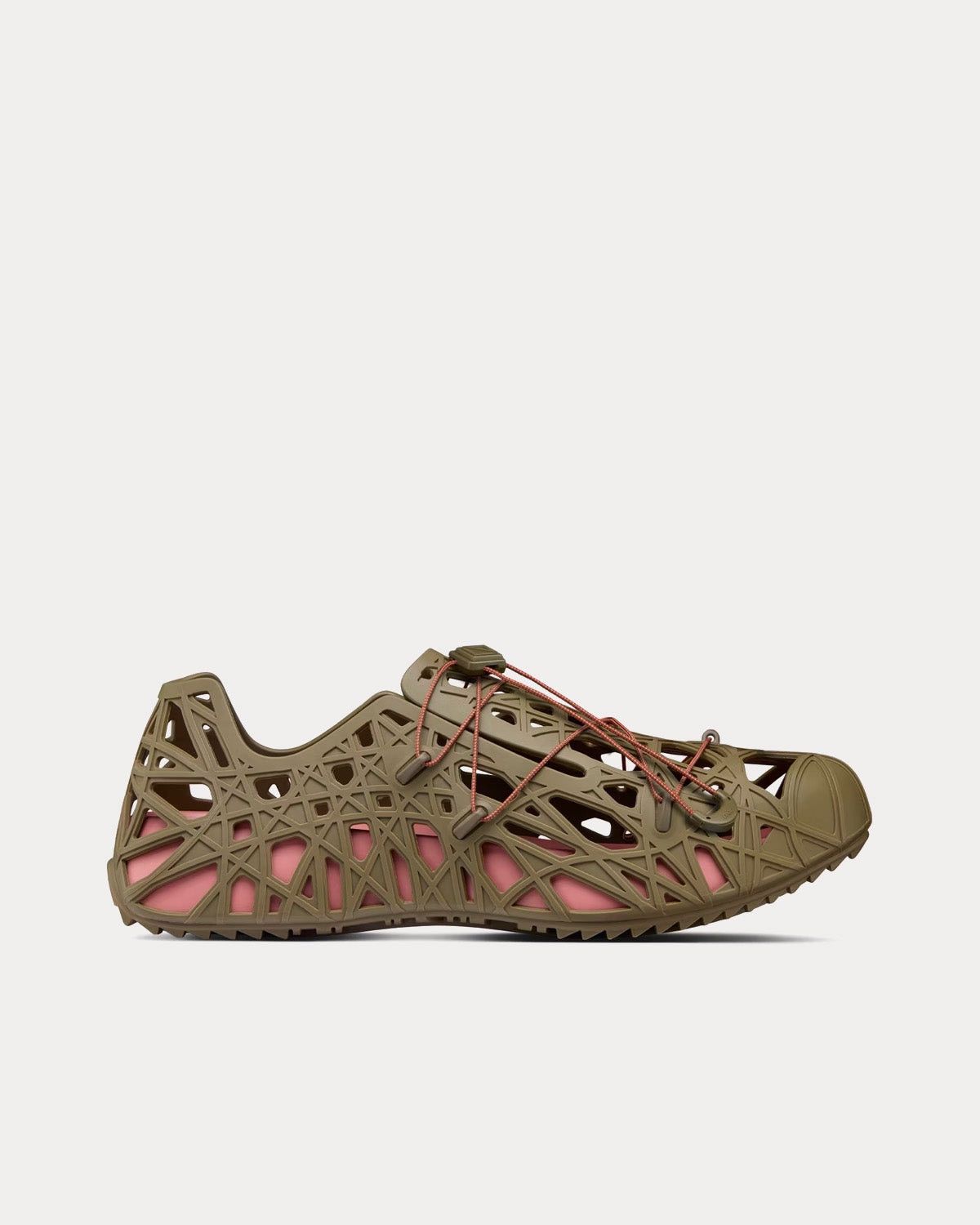 Dior Dior dark green cannage warp sandals with socks 40 Size US 7 / EU 40 - 2 Thumbnail
