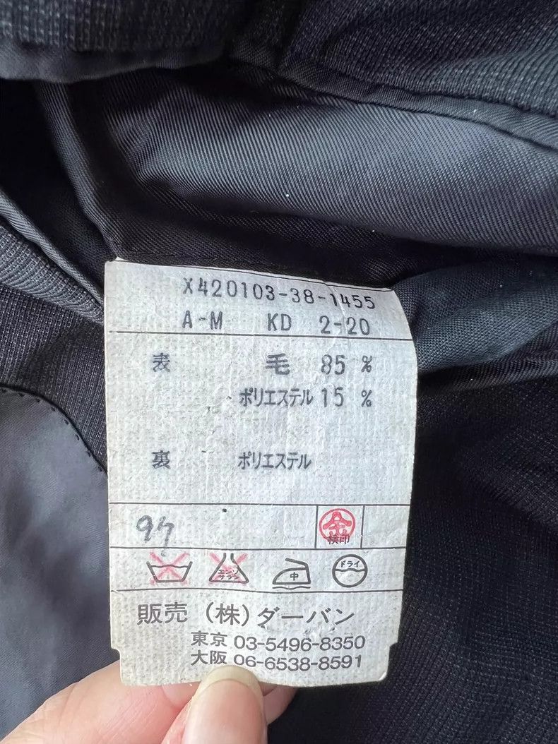 Yohji Yamamoto Yohji Yamamoto size os Dark check blazer 2504-Nextarrow Size 36R - 6 Thumbnail