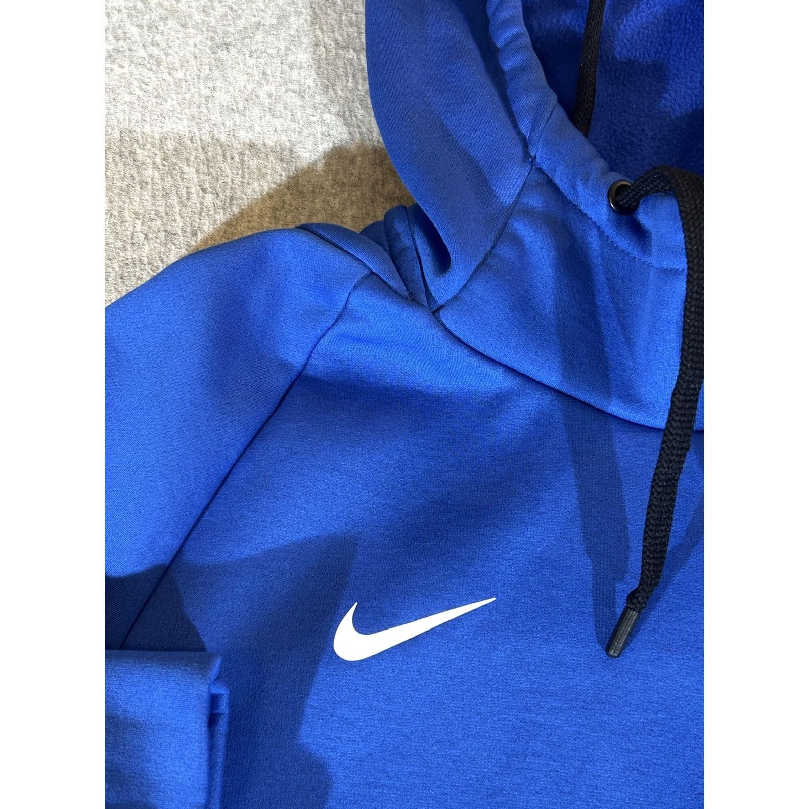 Nike Nike Hoodie Mens Small Blue Therma Dri Fit Pullover Fleece Sweatshirt Training Size US S / EU 44-46 / 1 - 3 Thumbnail