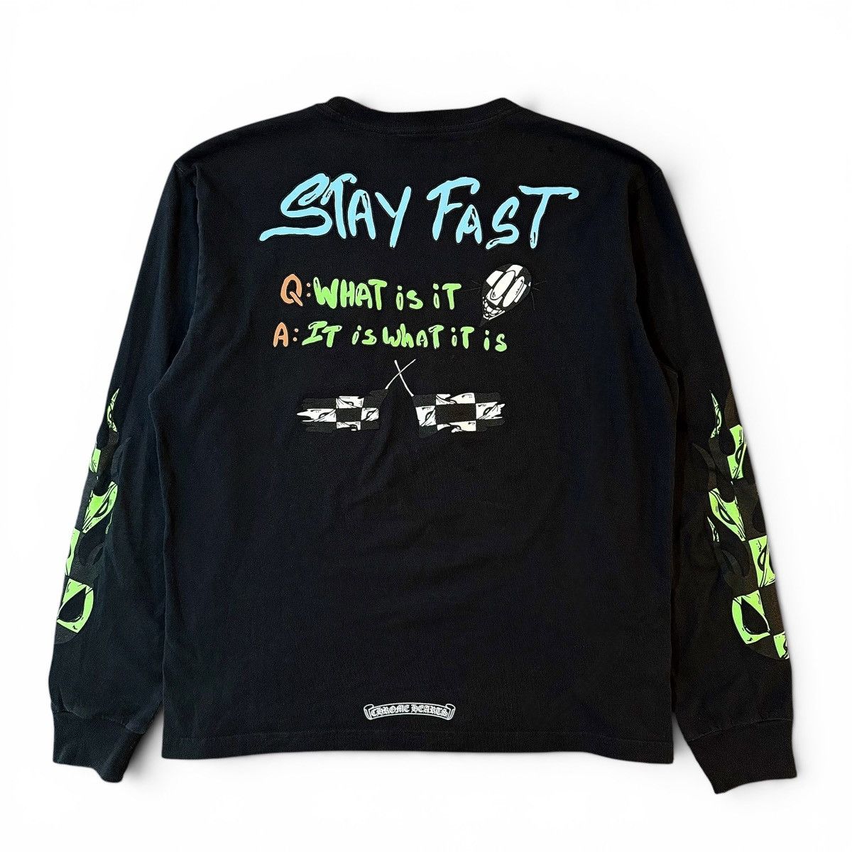Chrome Hearts Matty Boy Sex Records Long Sleeve Tee