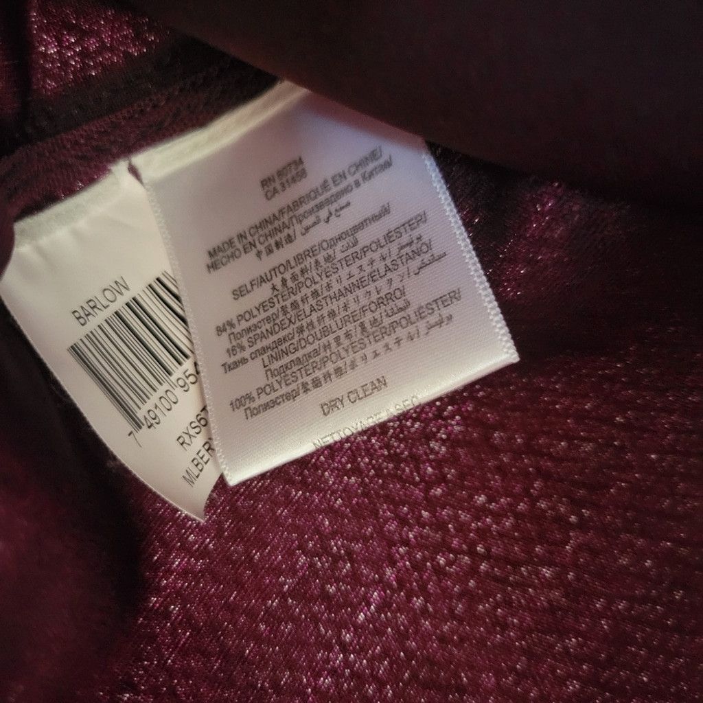Other BCBGMAXAZRIA - Large Barlow Mulberry Dress Purple Size L / US 10 / IT 46 - 11 Thumbnail