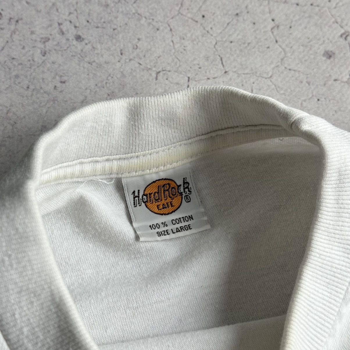 Hard Rock Cafe Vintage 1995 Hard Rock Cafe Sting Signature Series Tee Size US L / EU 52-54 / 3 - 10 Thumbnail