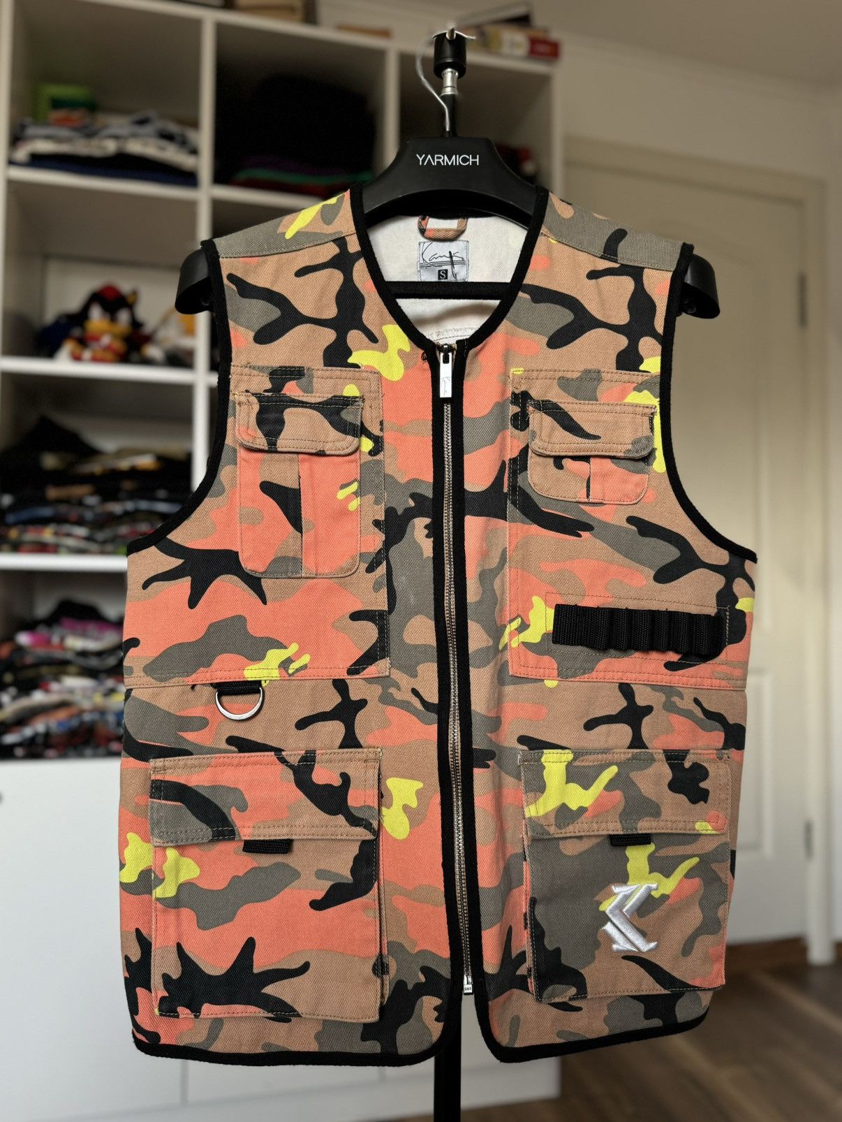Karl Kani × Vintage Vintage Kark Kani Utility Camo Vest Size US M / EU 48-50 / 2 - 1 Thumbnail