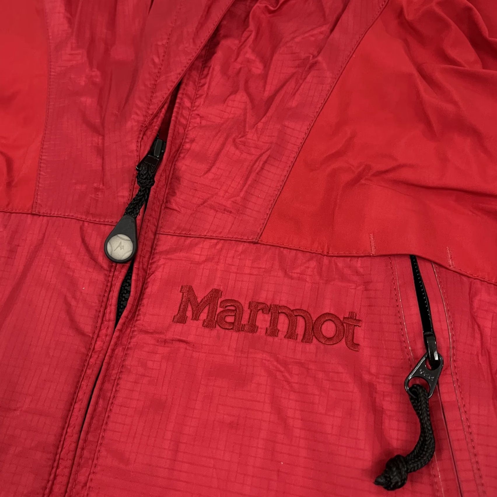 Marmot VINTAGE Marmot Gore Tex XCR Rain Jacket Womens M Red Hooded Outdoor Jacket Size M / US 6-8 / IT 42-44 - 3 Thumbnail