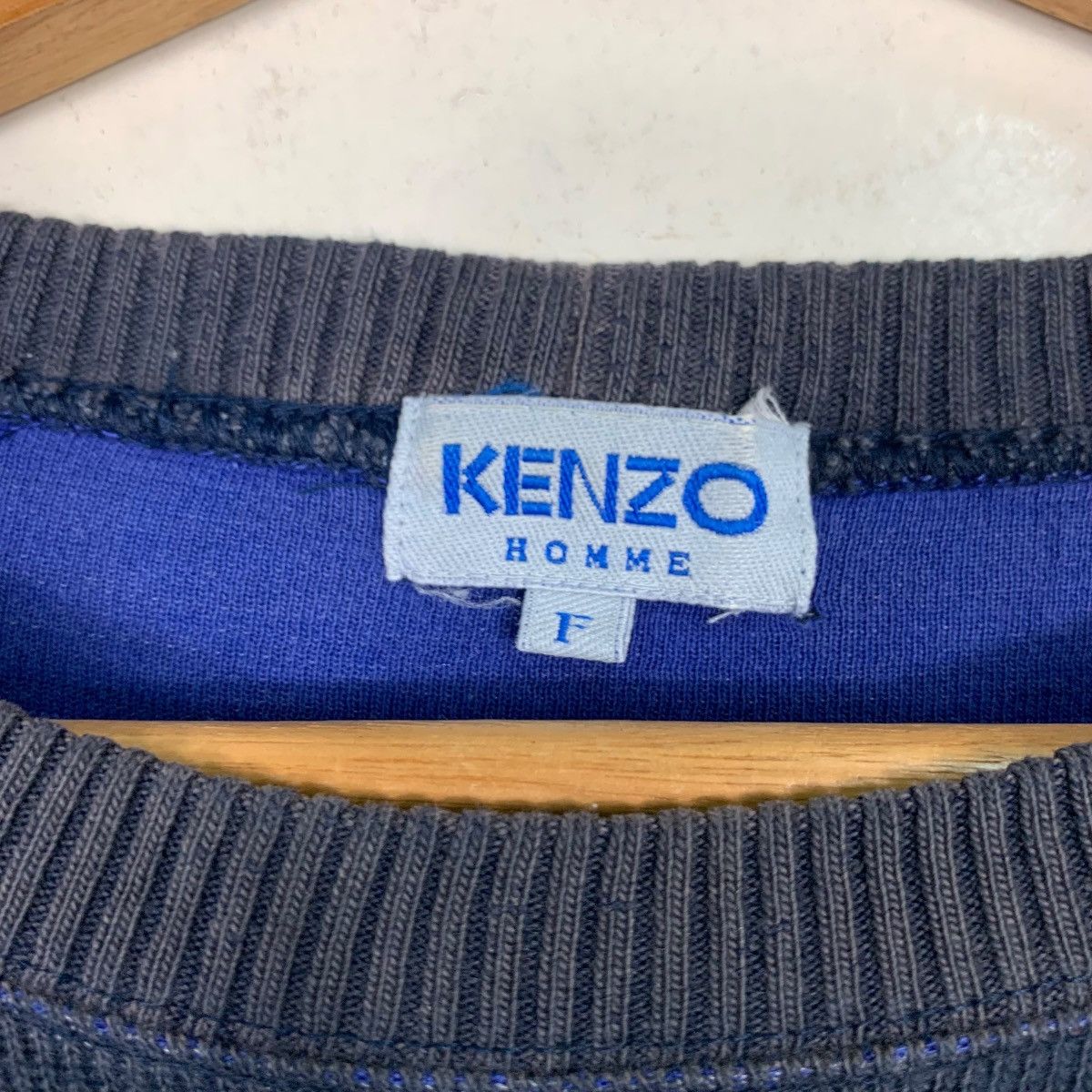 Kenzo KENZO HOMME Big Logo Pullover Sweater #0253-C12 Size US L / EU 52-54 / 3 - 11 Thumbnail