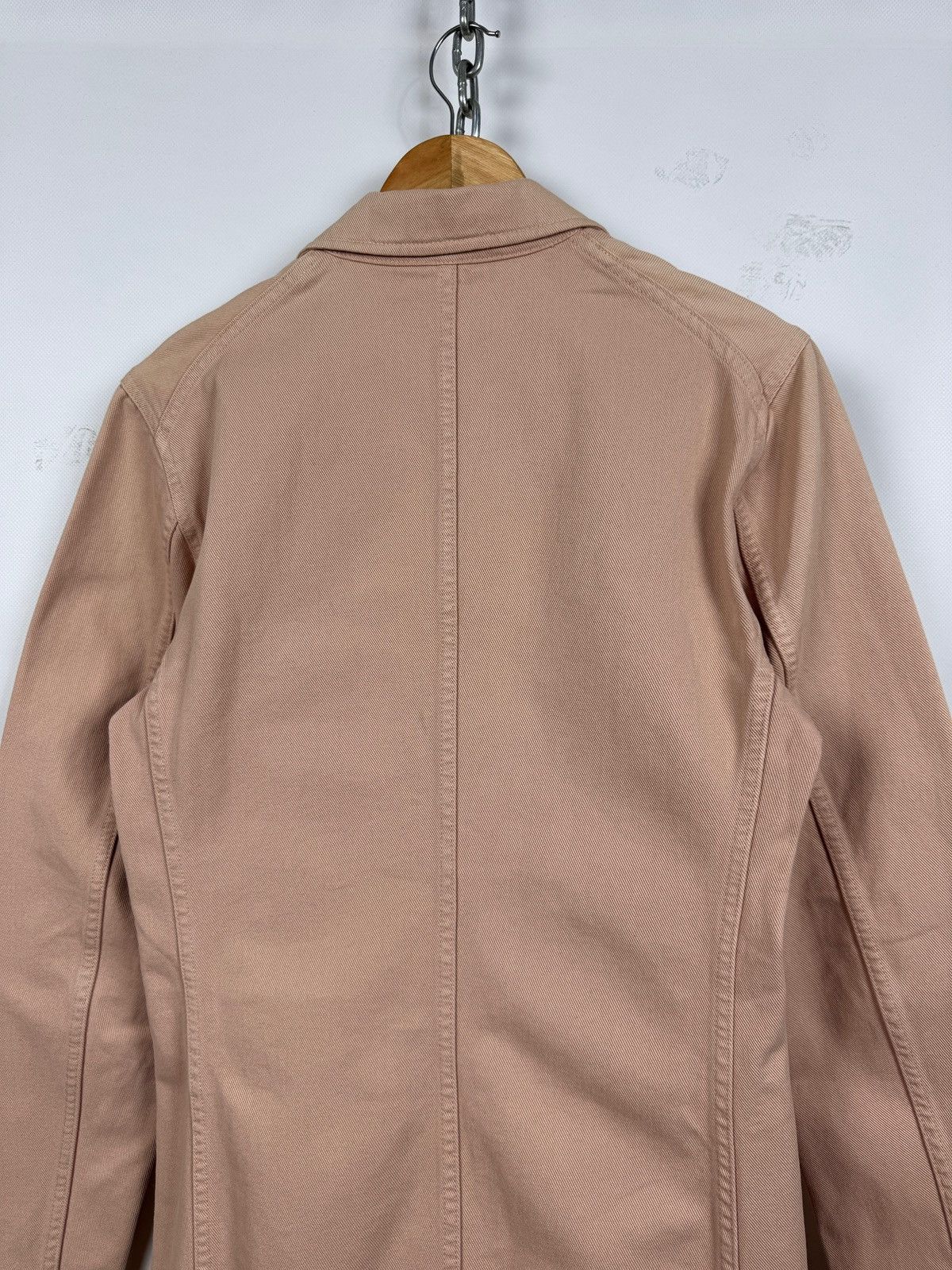 Miu Miu 00s Vintage Miu Miu by Prada Denim T.C. Pink Blazer Jacket Size US M / EU 48-50 / 2 - 16 Thumbnail