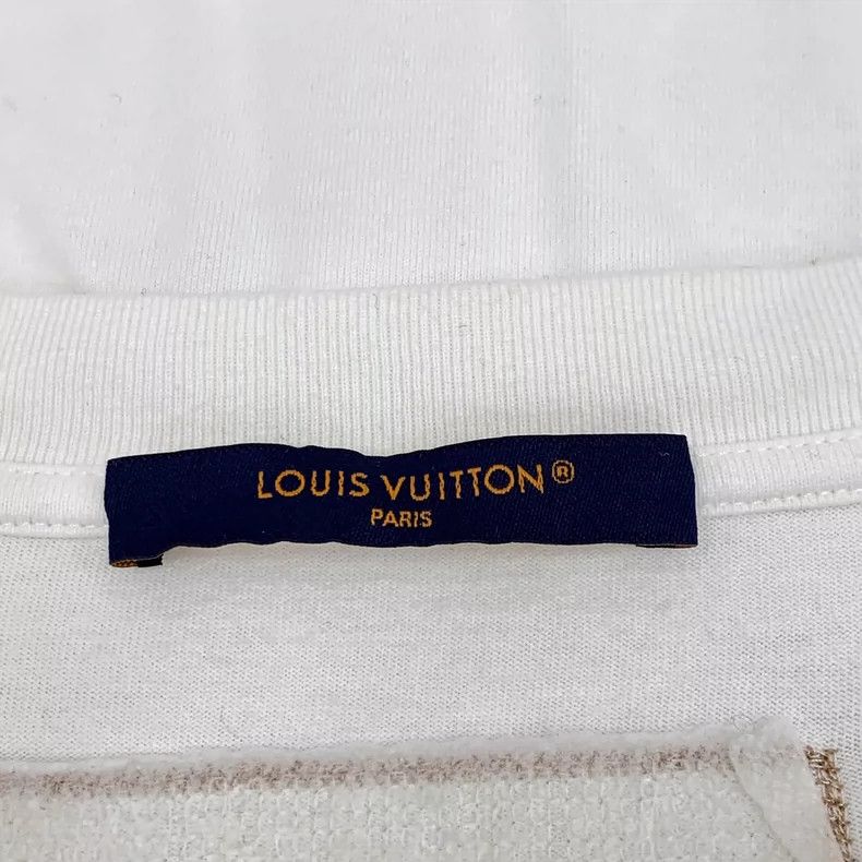 Louis Vuitton Louis Vuitton 23 white monogrammed beaded cotton short sle Size US XL / EU 56 / 4 - 6 Thumbnail