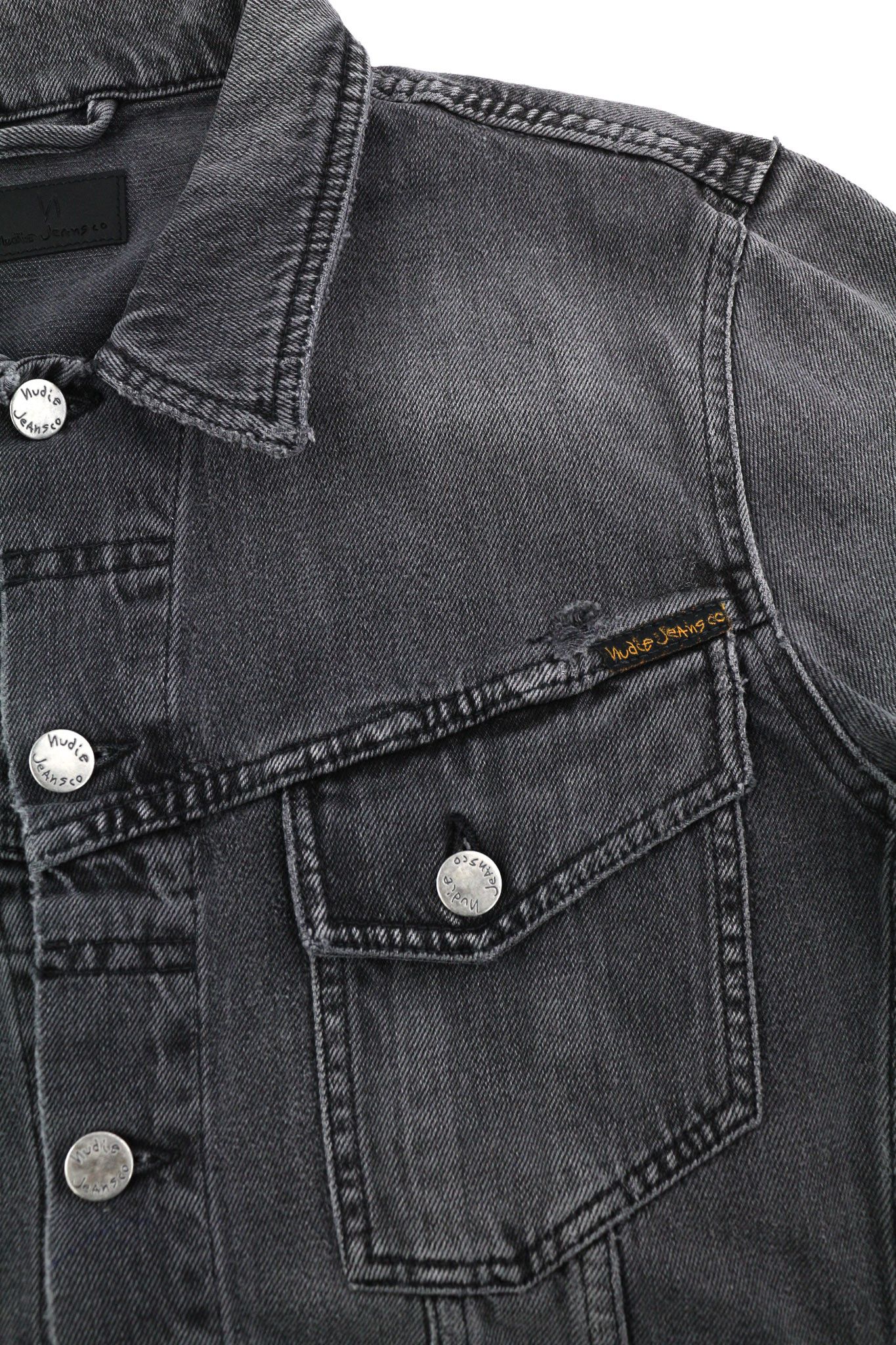 Nudie Jeans BILLY M Desolation Grey Polo Pockets Mid Jacket 82454 Size US M / EU 48-50 / 2 - 6 Thumbnail