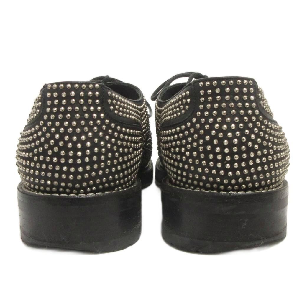 Saint Laurent Paris SAINT LAURENT PARIS Studded Derby Shoes Black 44 Size US 11 / EU 44 - 3 Thumbnail