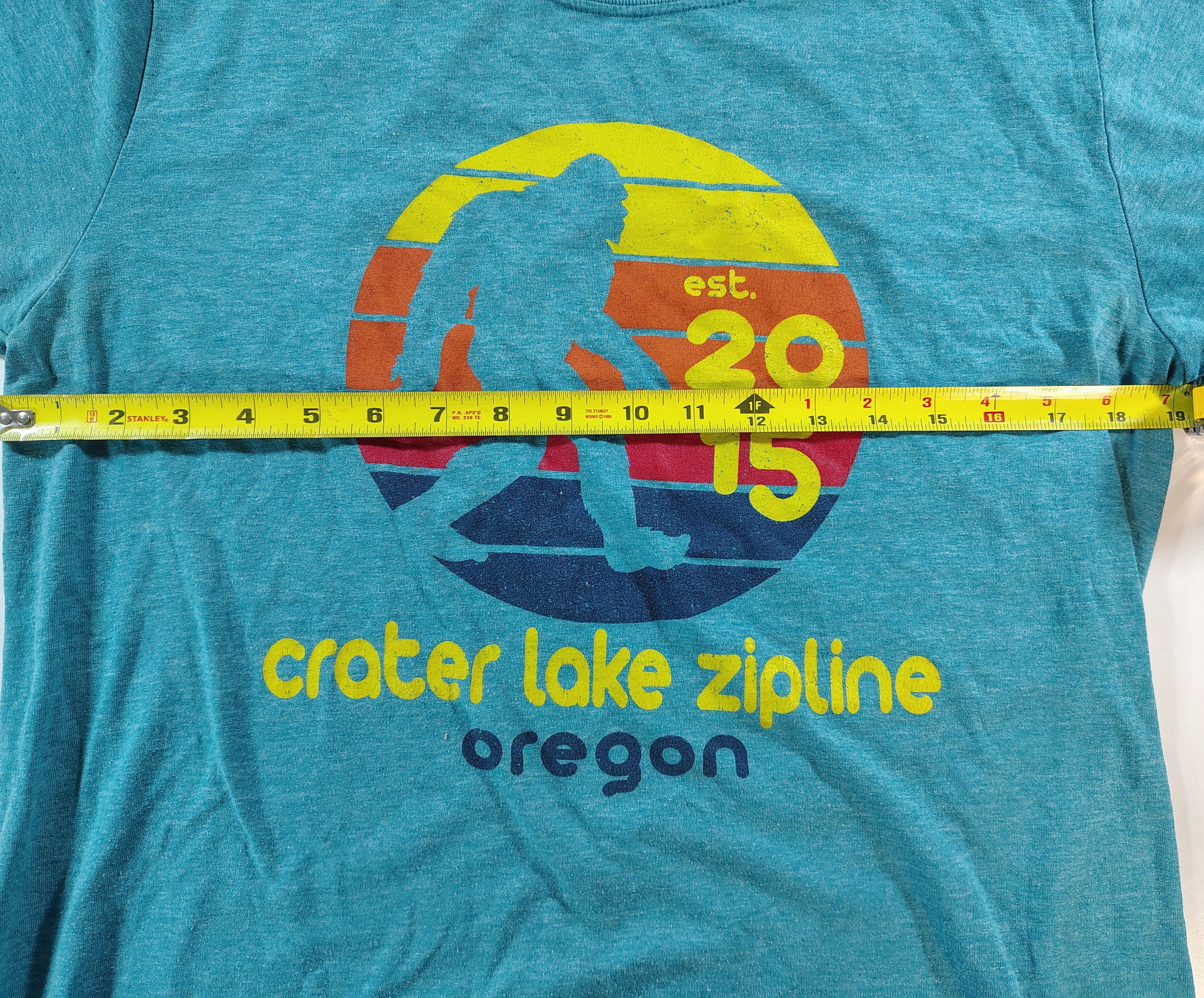 Other Men's XL Bigfoot Crater Lake Zipline Oregon Graphic T-Shirt Size US XL / EU 56 / 4 - 3 Thumbnail