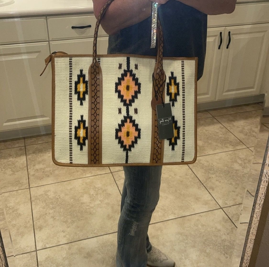 Other MYRA-CEDAR CREST CANVAS & LEATHER BAG (Briefcase Style) Size ONE SIZE - 3 Thumbnail