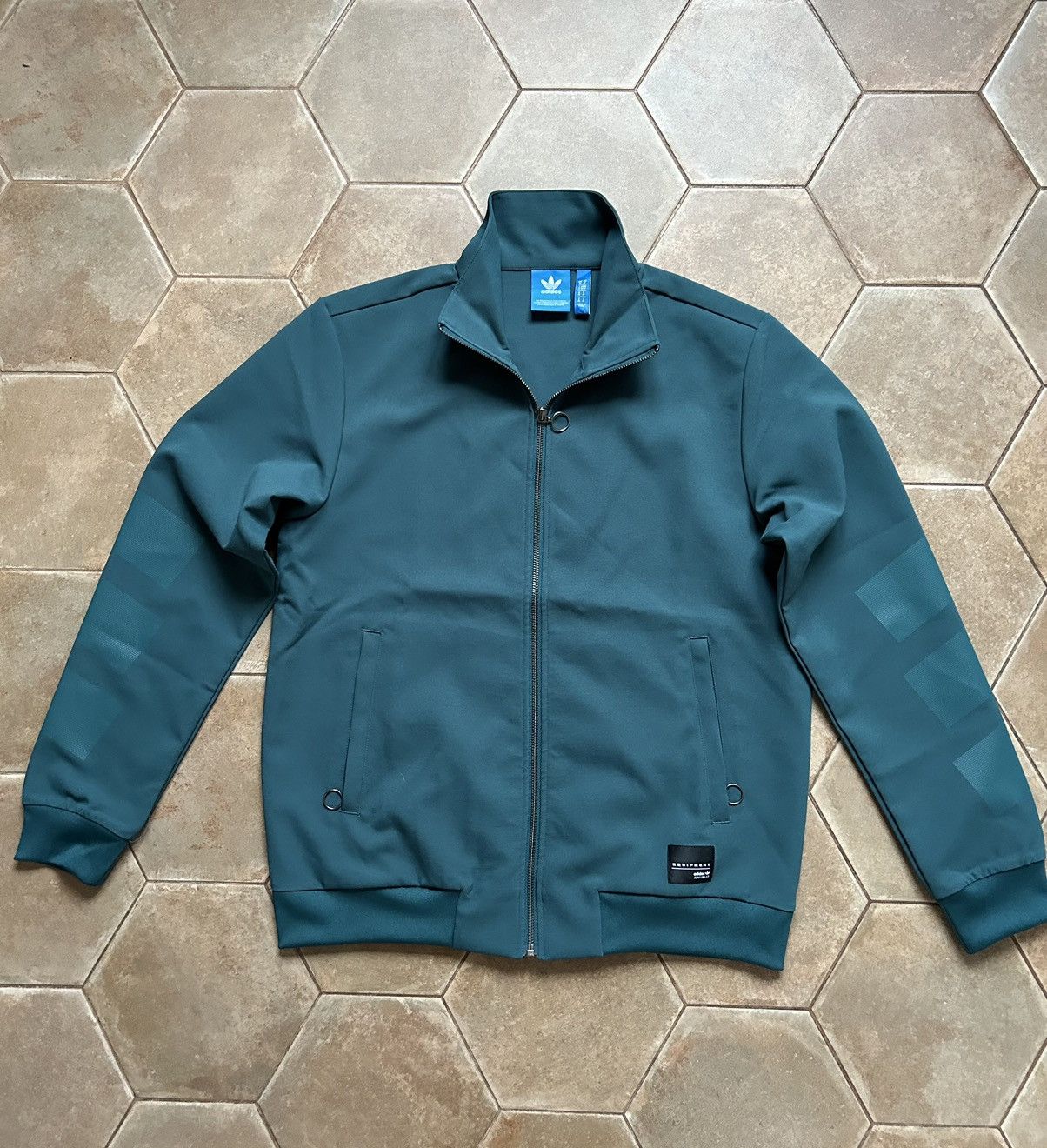 Adidas ADIDAS EQUIPMENT TRACK ZIP JACKET LOGO Size US M / EU 48-50 / 2 - 1 Thumbnail