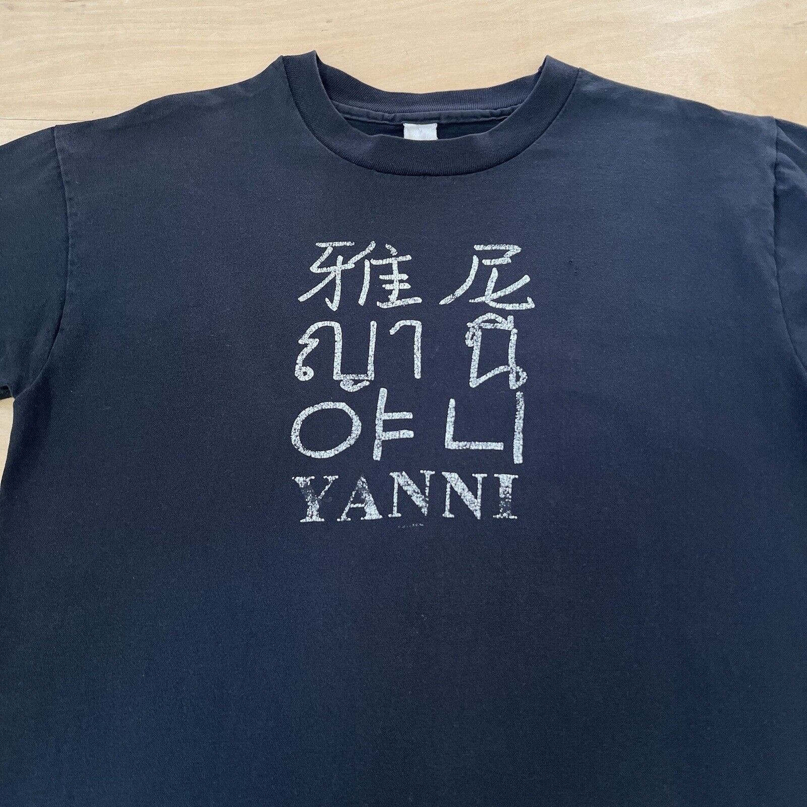 Vintage Vintage Yanni World Tour Shirt L 90s Greek Composer Pianist Size US L / EU 52-54 / 3 - 3 Thumbnail