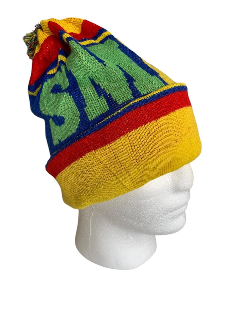 Japanese Brand × Kapital × Vintage Streetwear Style Multicolour Smile Beanie Hats Size ONE SIZE - 6 Thumbnail