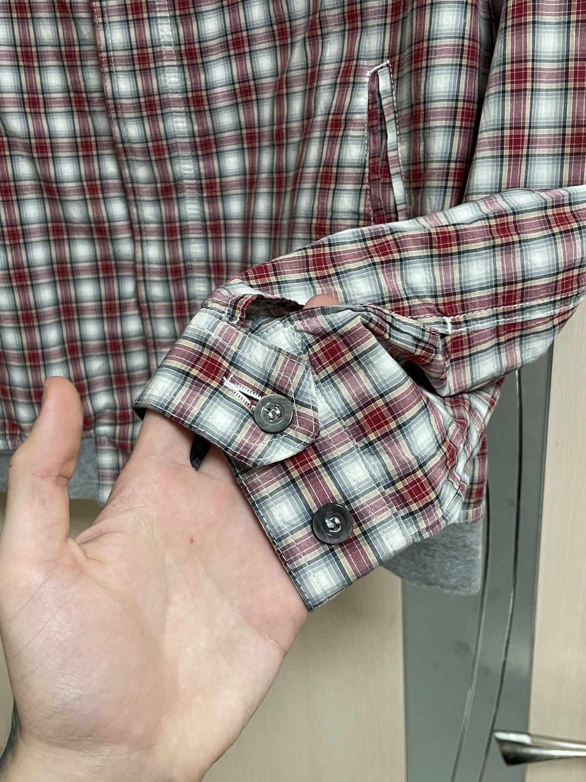 Alexander McQueen Alexander Mcqueen Cotton Bomber Jacket Check Pattern Size US M / EU 48-50 / 2 - 7 Thumbnail