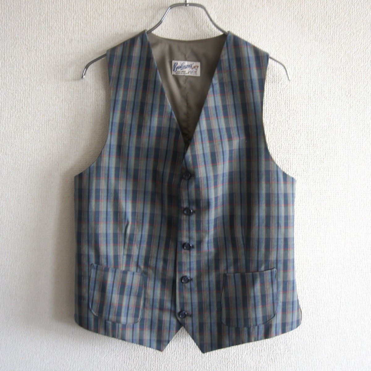 Bevilacqua Bevilacqua Plaid Vest Size S Size US S / EU 44-46 / 1 - 1 Thumbnail