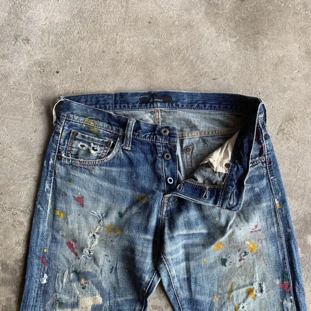 If Six Was Nine 💥 STEALS 💥Vintage Redline Jeans Splish Painter Denim Pants Size US 32 / EU 48 - 8 Thumbnail