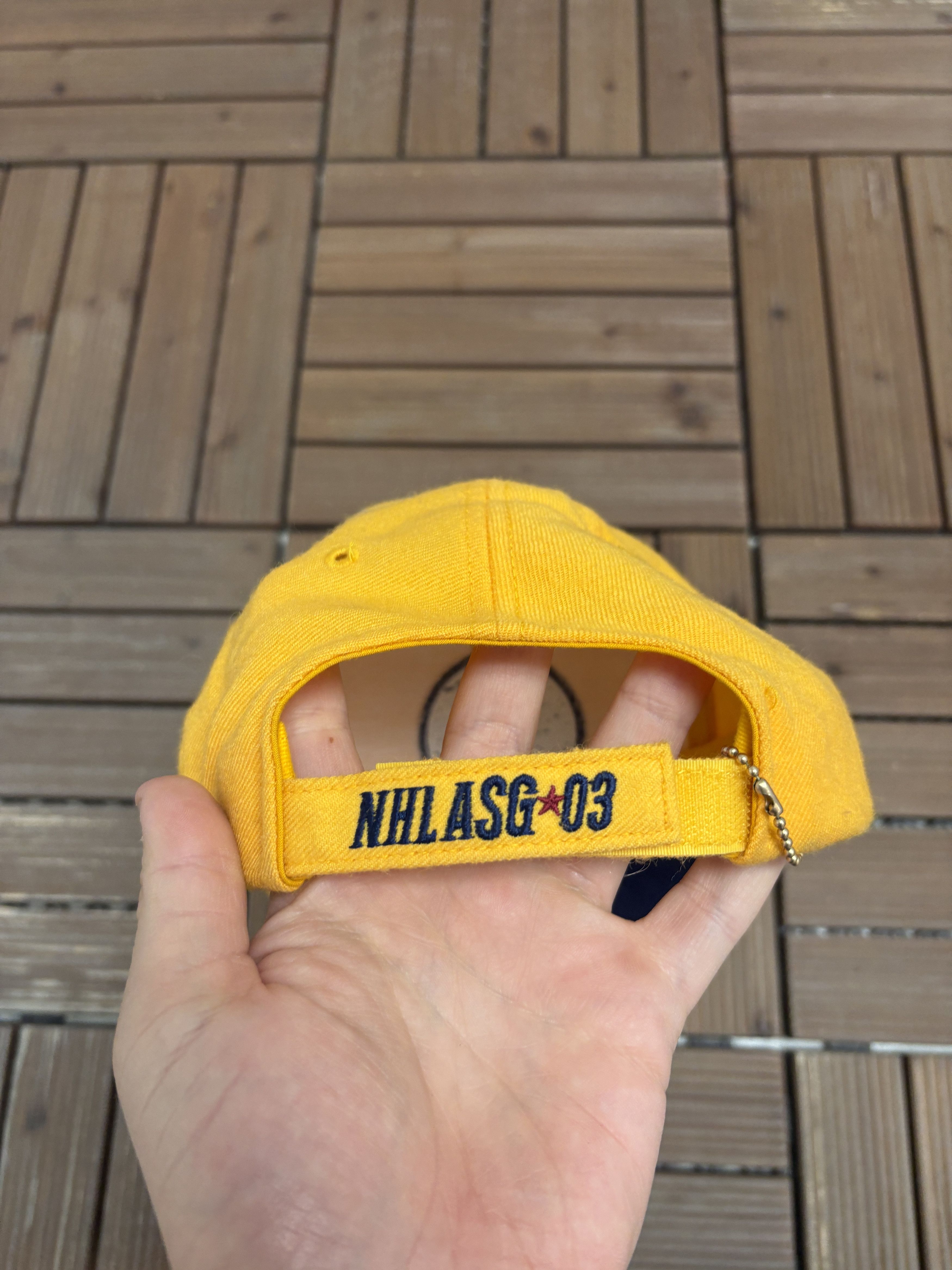 Nike × Vintage NHL All-Star Game 2003 South Florida Vintage Yellow Hat Cap Size ONE SIZE - 5 Thumbnail