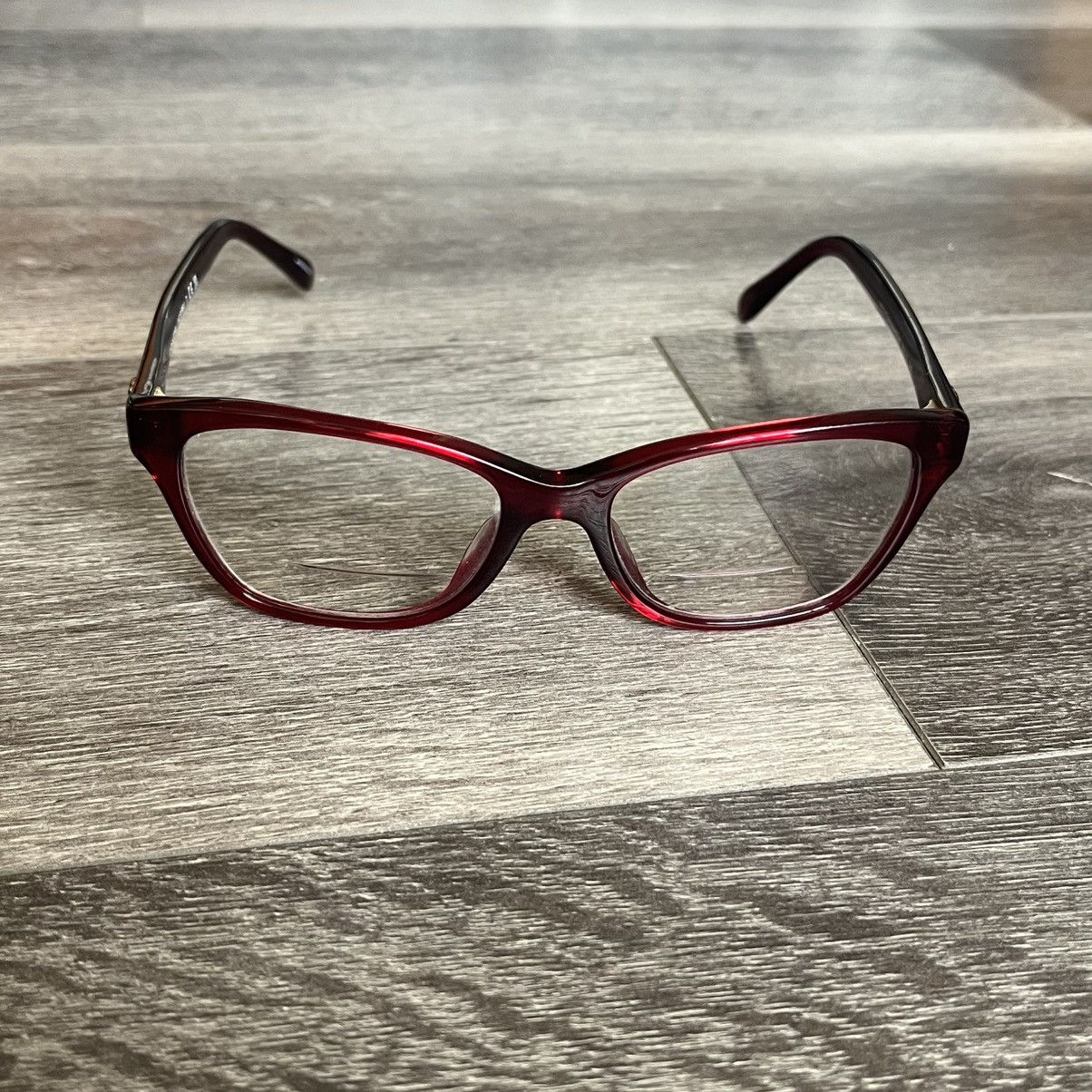 Coach Coach HC 6196U 5713 Transparent Red Eyeglasses 52□16 Frames Size ONE SIZE - 1 Thumbnail