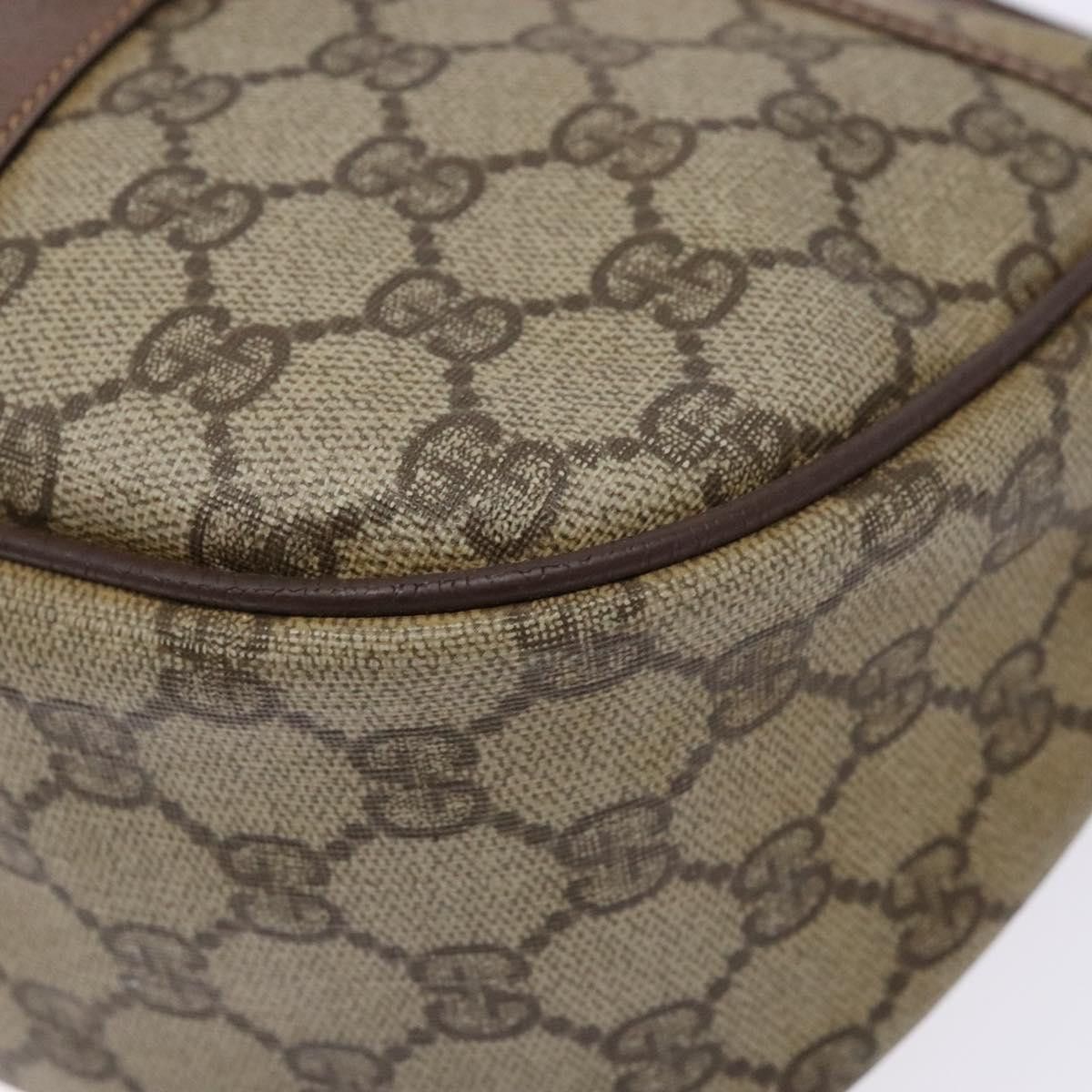 Gucci GUCCI GG Supreme Web Sherry Line Shoulder Bag Pvc Beige 001 Size ONE SIZE - 10 Thumbnail