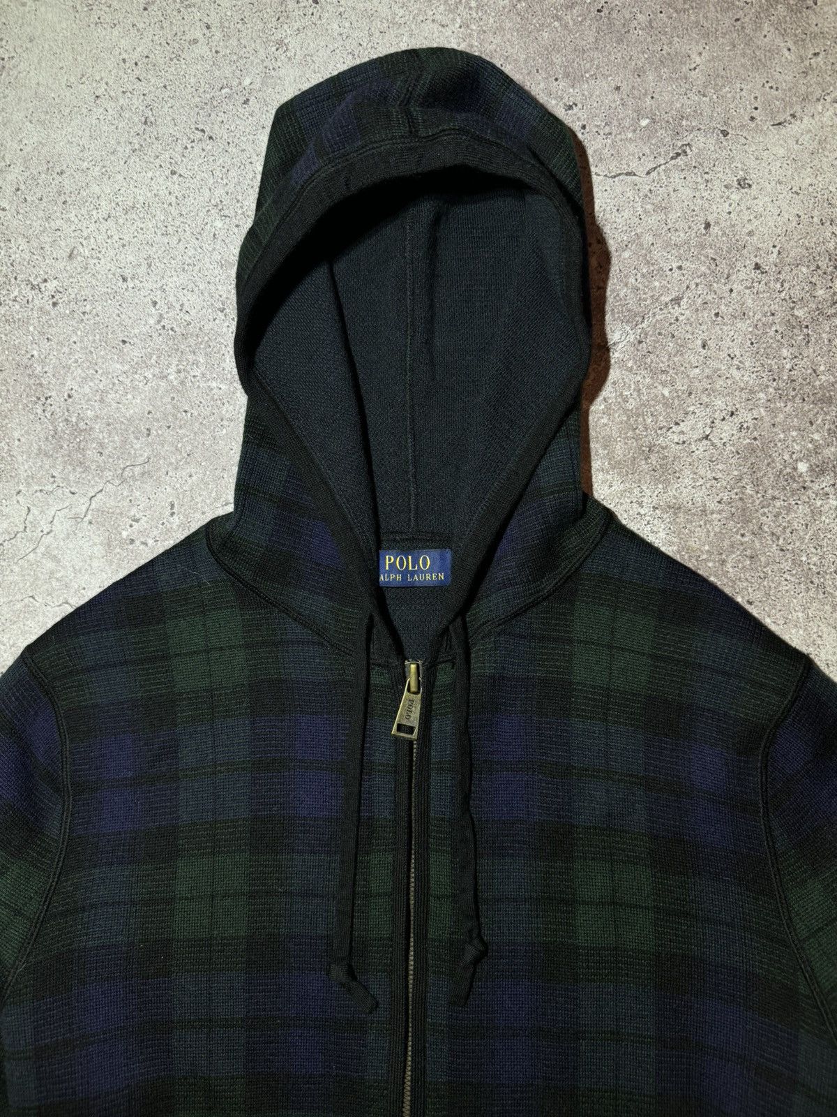 Polo Ralph Lauren × Vintage Polo Ralph Lauren Vintage rare Knitted hoodie Size US L / EU 52-54 / 3 - 3 Thumbnail