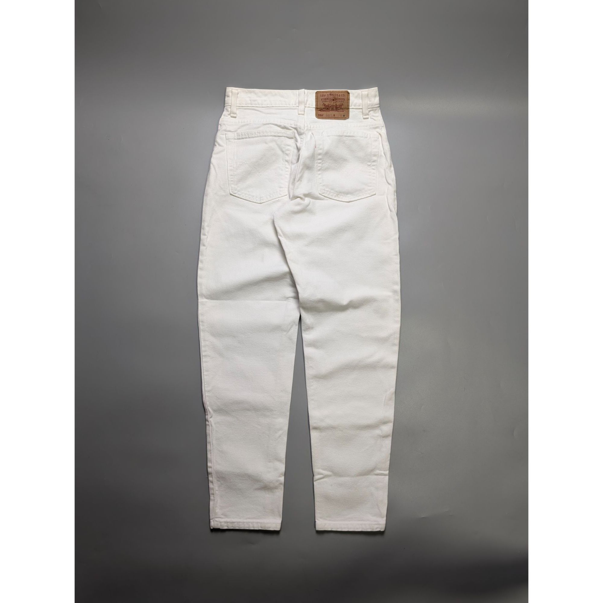 Levi's Levi's 550 Made in USA White Denim Jeans Pants Size 27" / US 4 / IT 40 - 11 Thumbnail