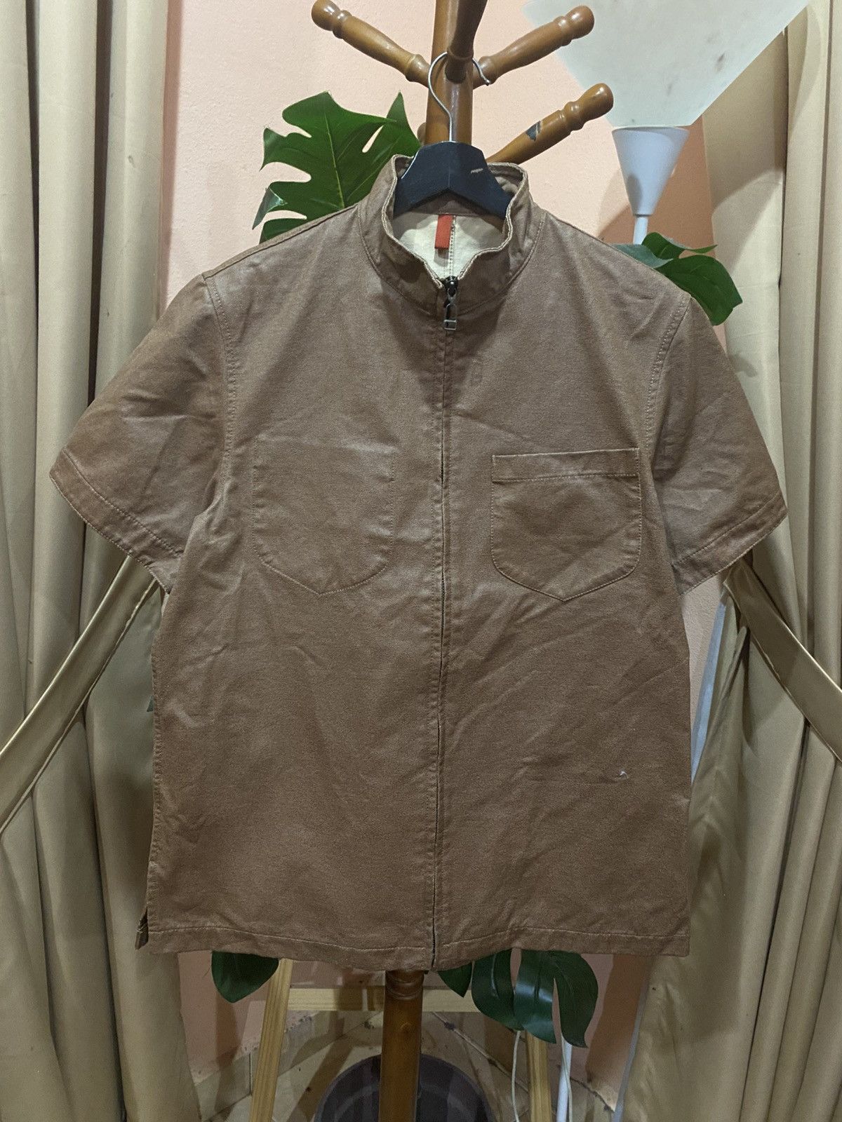 Japanese Brand VINTAGE KAZUTAKA KATO JAPANESE WORKER ZIPPER SHIRT Size US M / EU 48-50 / 2 - 1 Thumbnail