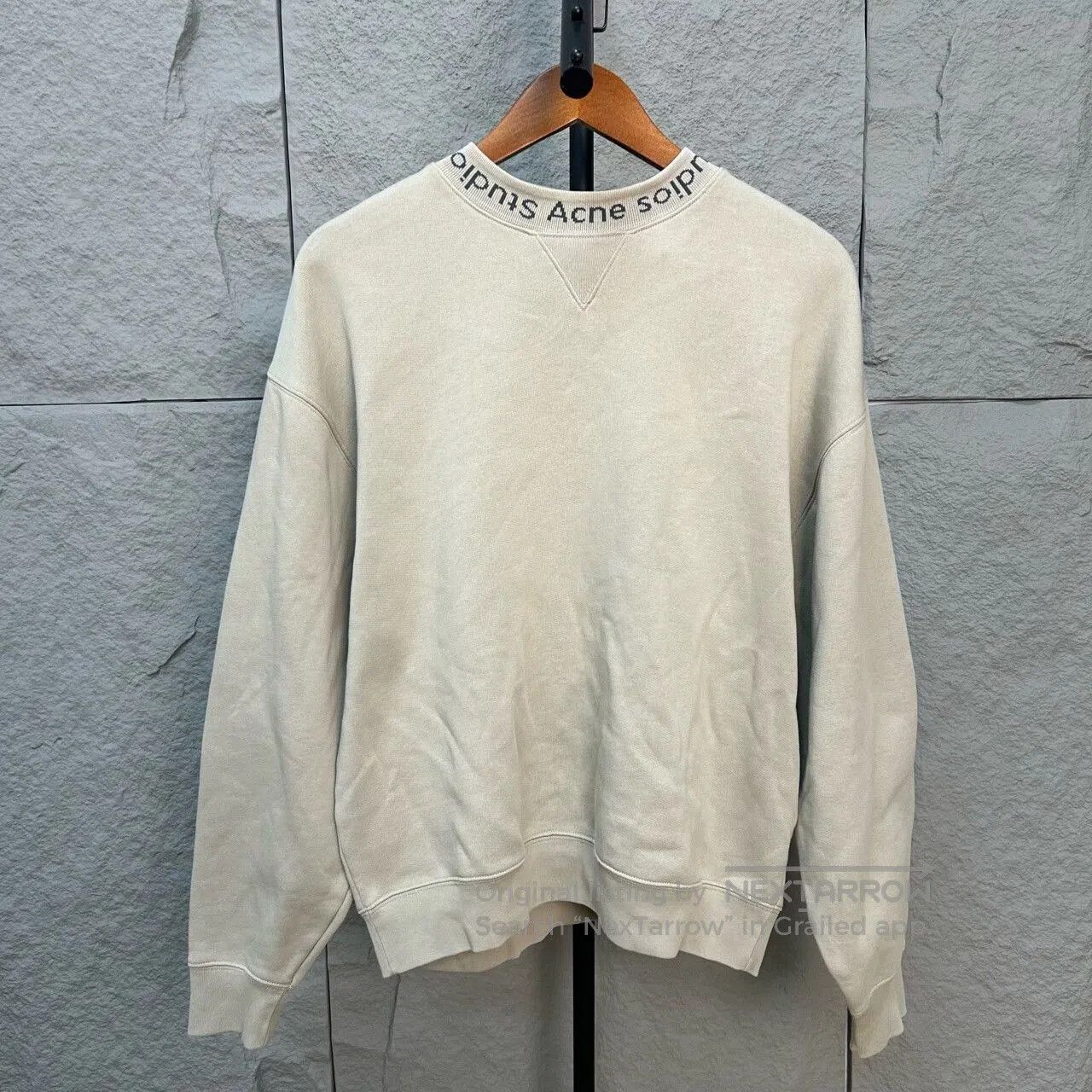 Acne Studios Acne Studios Lettered Collar Sweatshirt. Size XXS / US 00 / IT 34 - 1 Thumbnail