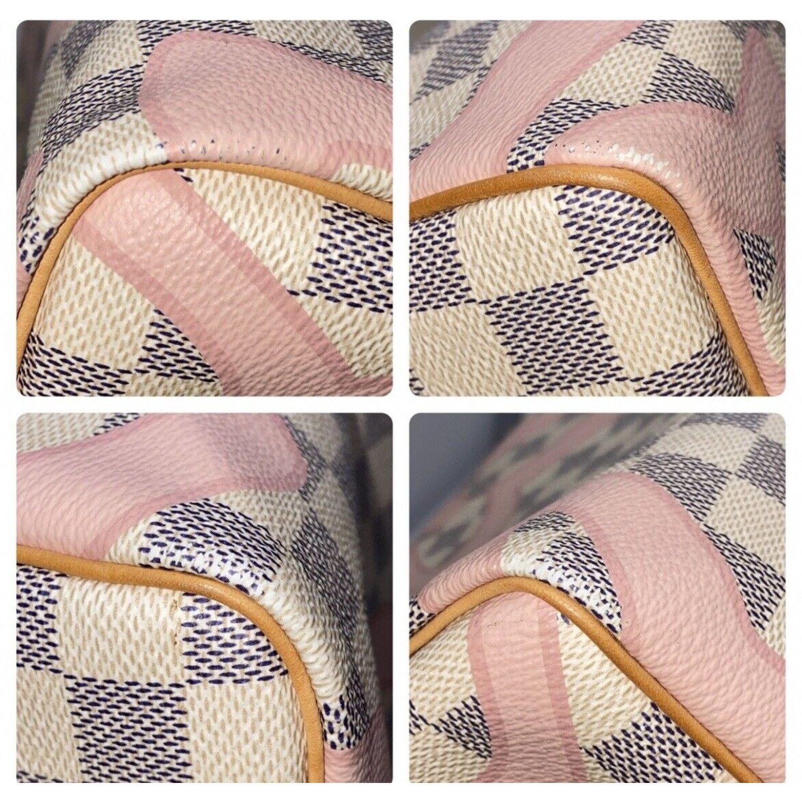 Louis Vuitton Louis Vuitton Speedy Bandoulière Damier Azur Tahitienne Ros Size ONE SIZE - 10 Thumbnail