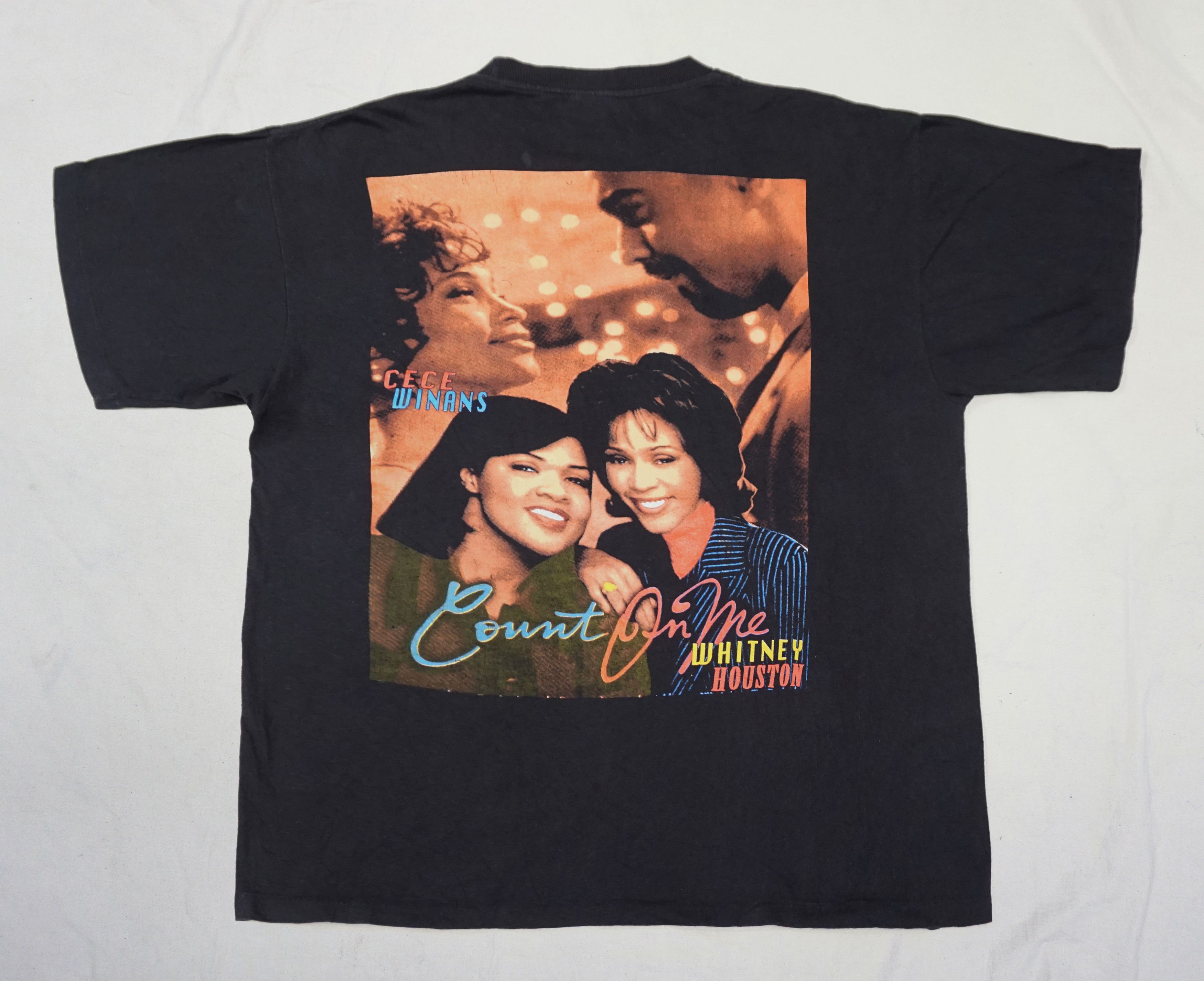 Rap Tees 90's Whitney Houston "Waiting to Exhale" Raptee Bay Club Size US XXL / EU 58 / 5 - 2 Thumbnail